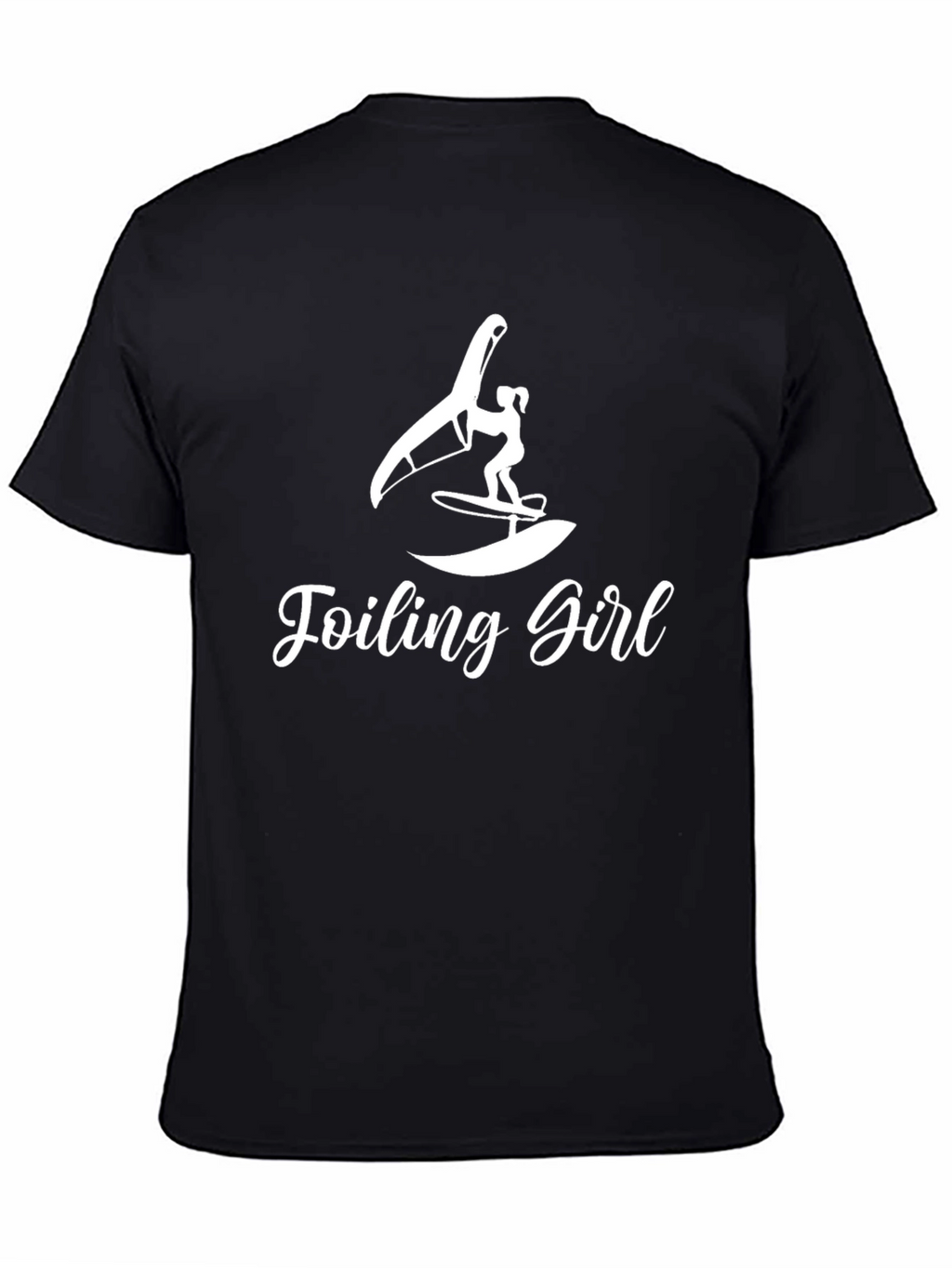 Foiling Girl Graphic Tee - Windsurfing T-Shirt