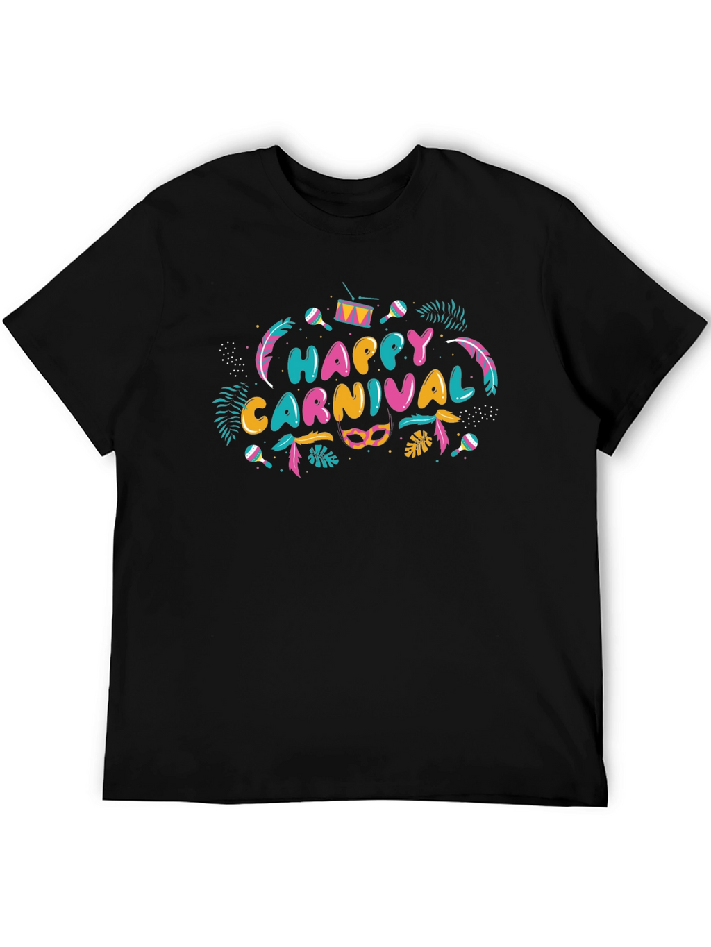 Happy Carnival Graphic T-Shirt