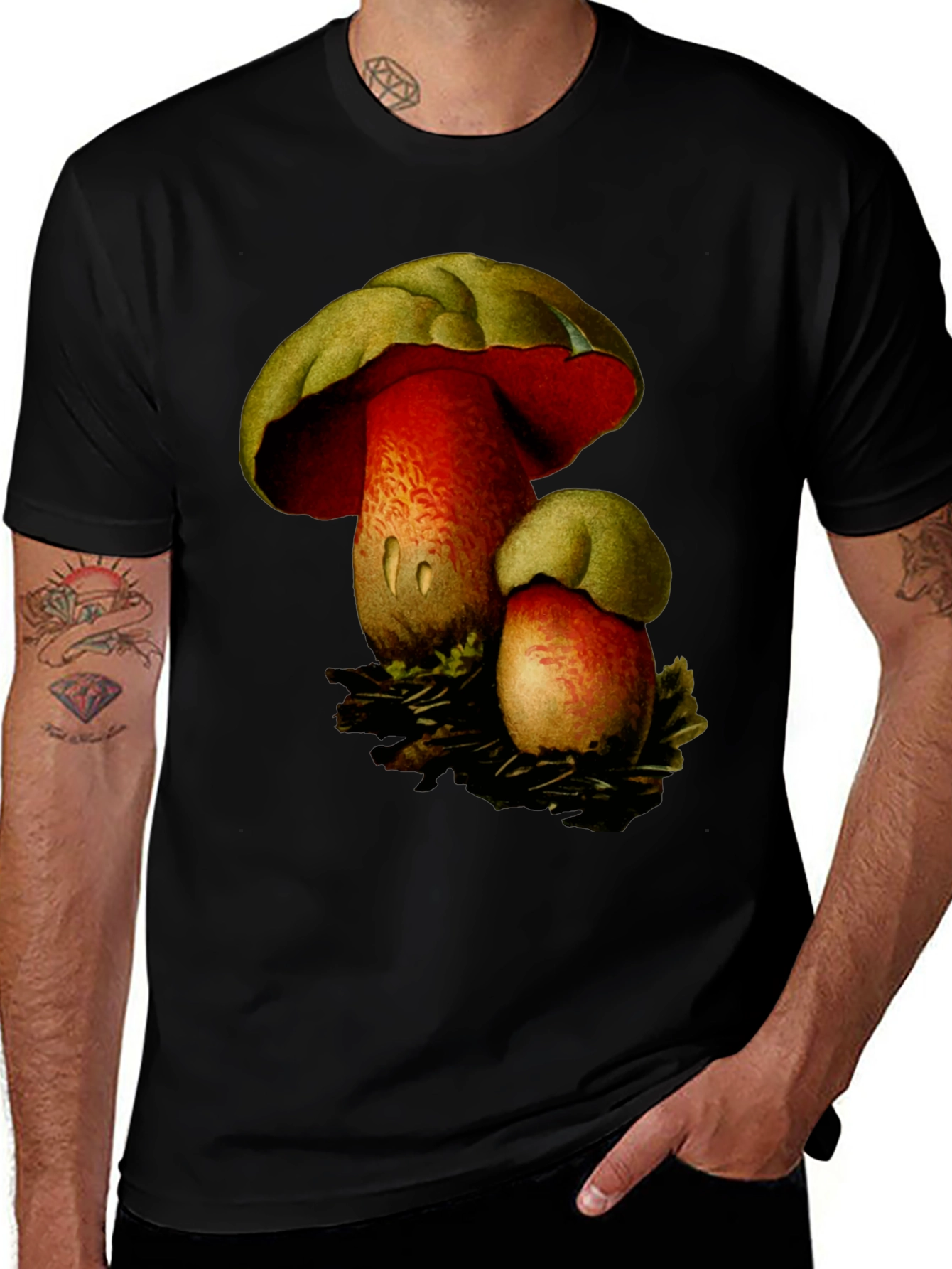 Mushroom Graphic T-Shirt