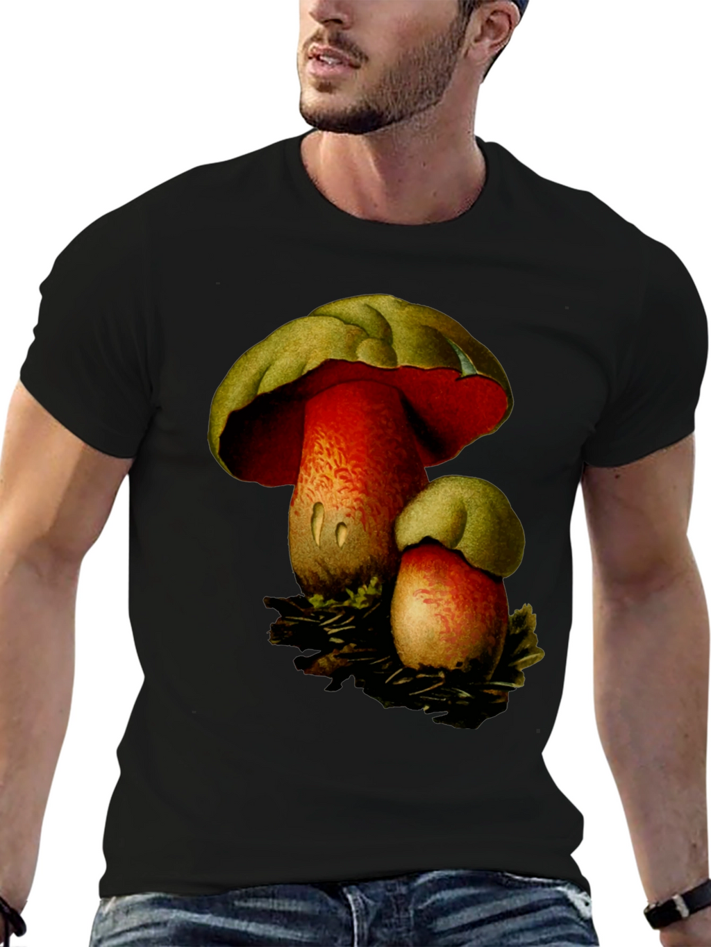 Mushroom Graphic T-Shirt