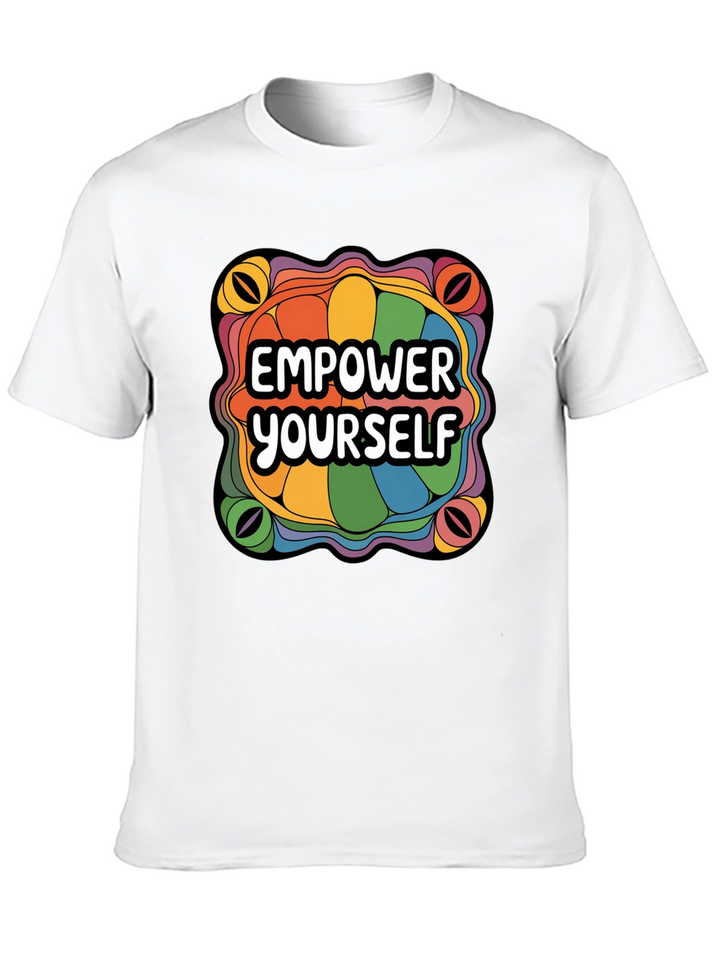 Empower Yourself Rainbow Graphic Tee