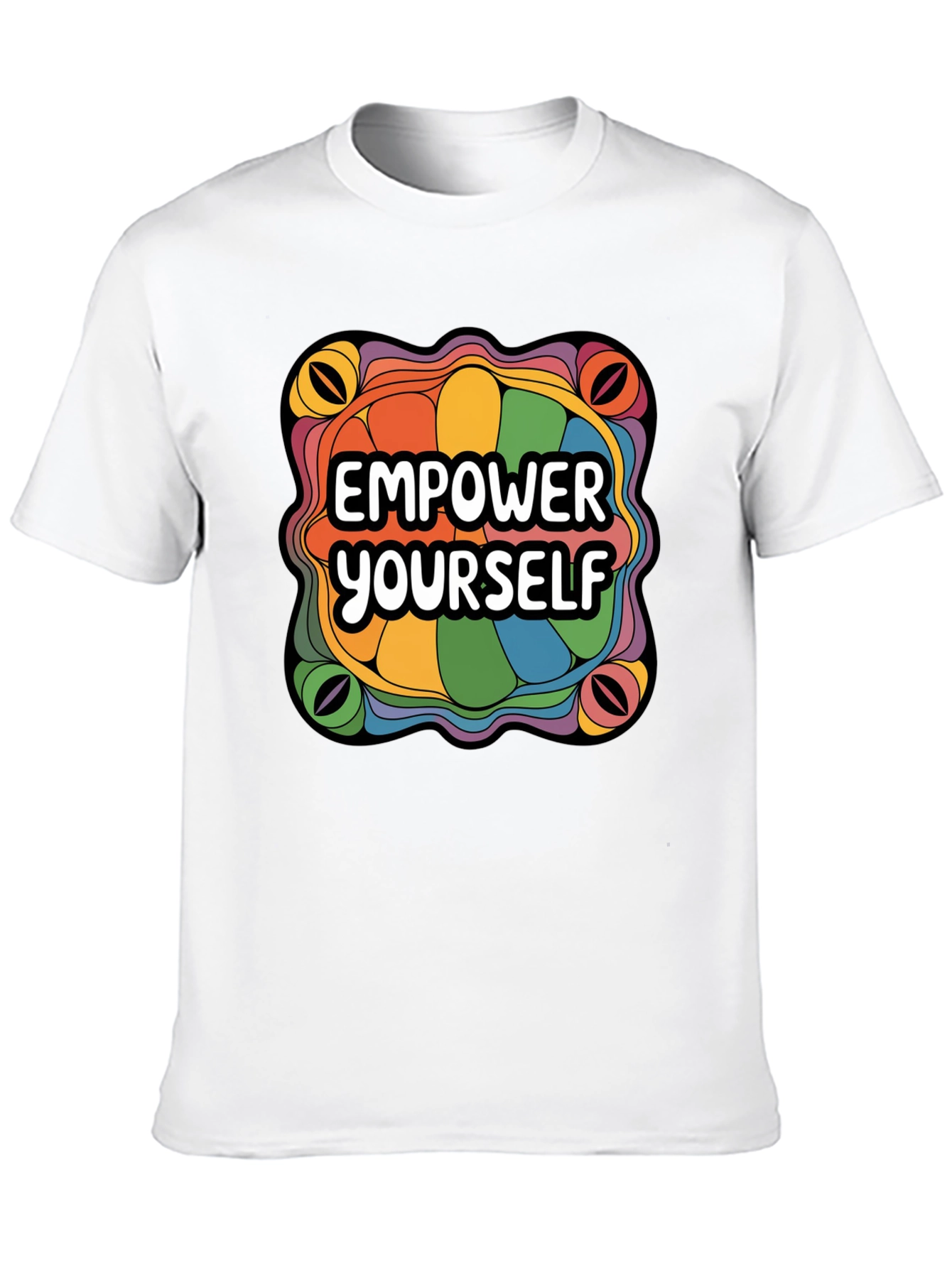 Empower Yourself Rainbow Graphic Tee