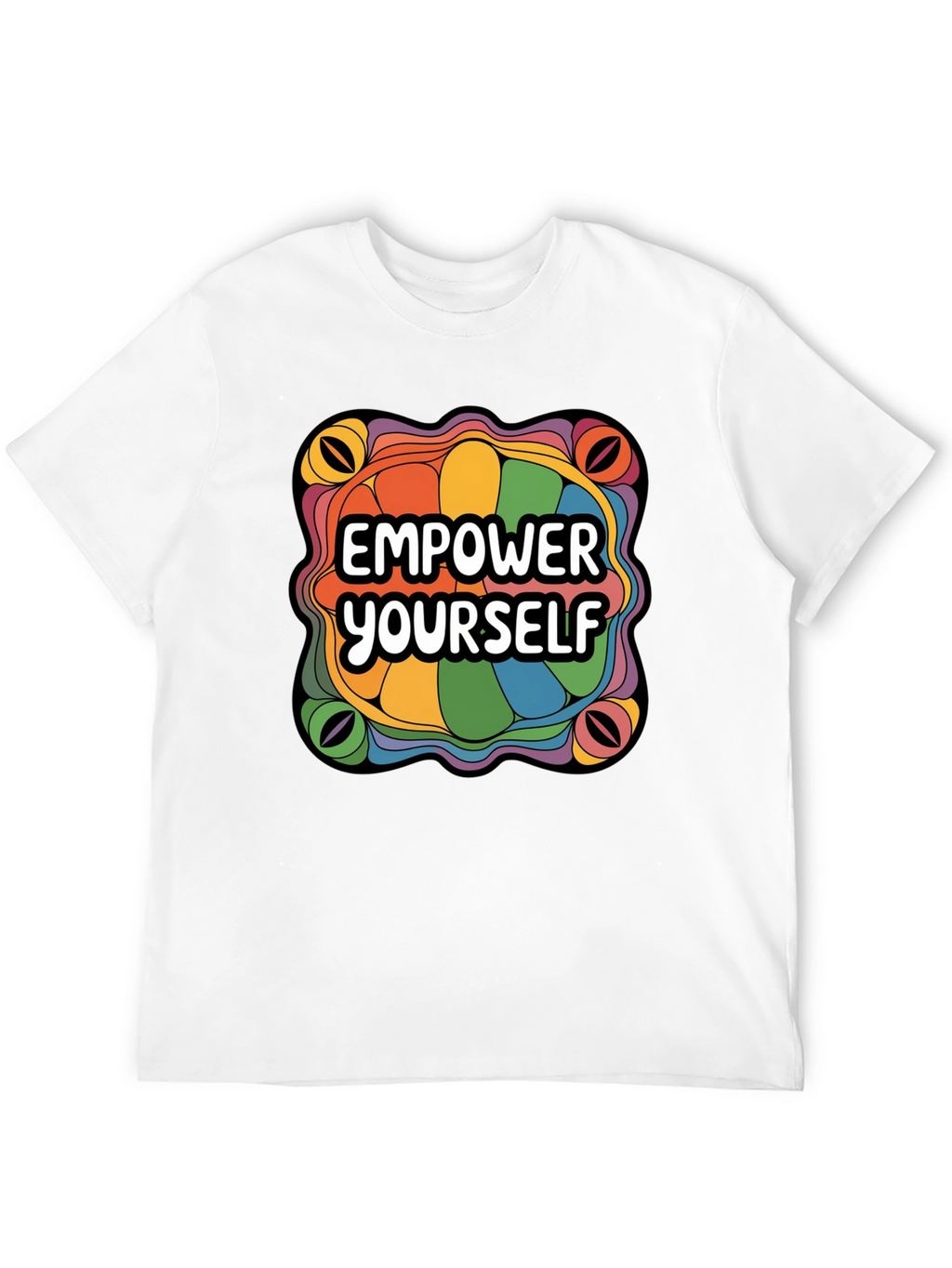 Empower Yourself Rainbow Graphic Tee