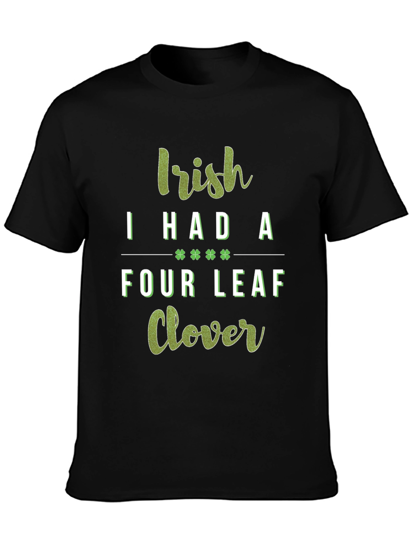 Irish Four Leaf Clover Graphic Tee