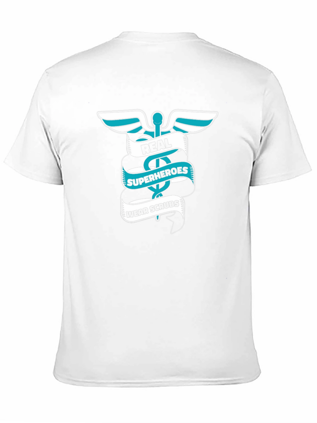 Real Superheroes Wear Scrubs Graphic Tee
