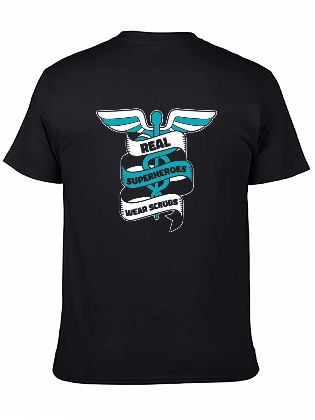 Real Superheroes Wear Scrubs Graphic Tee