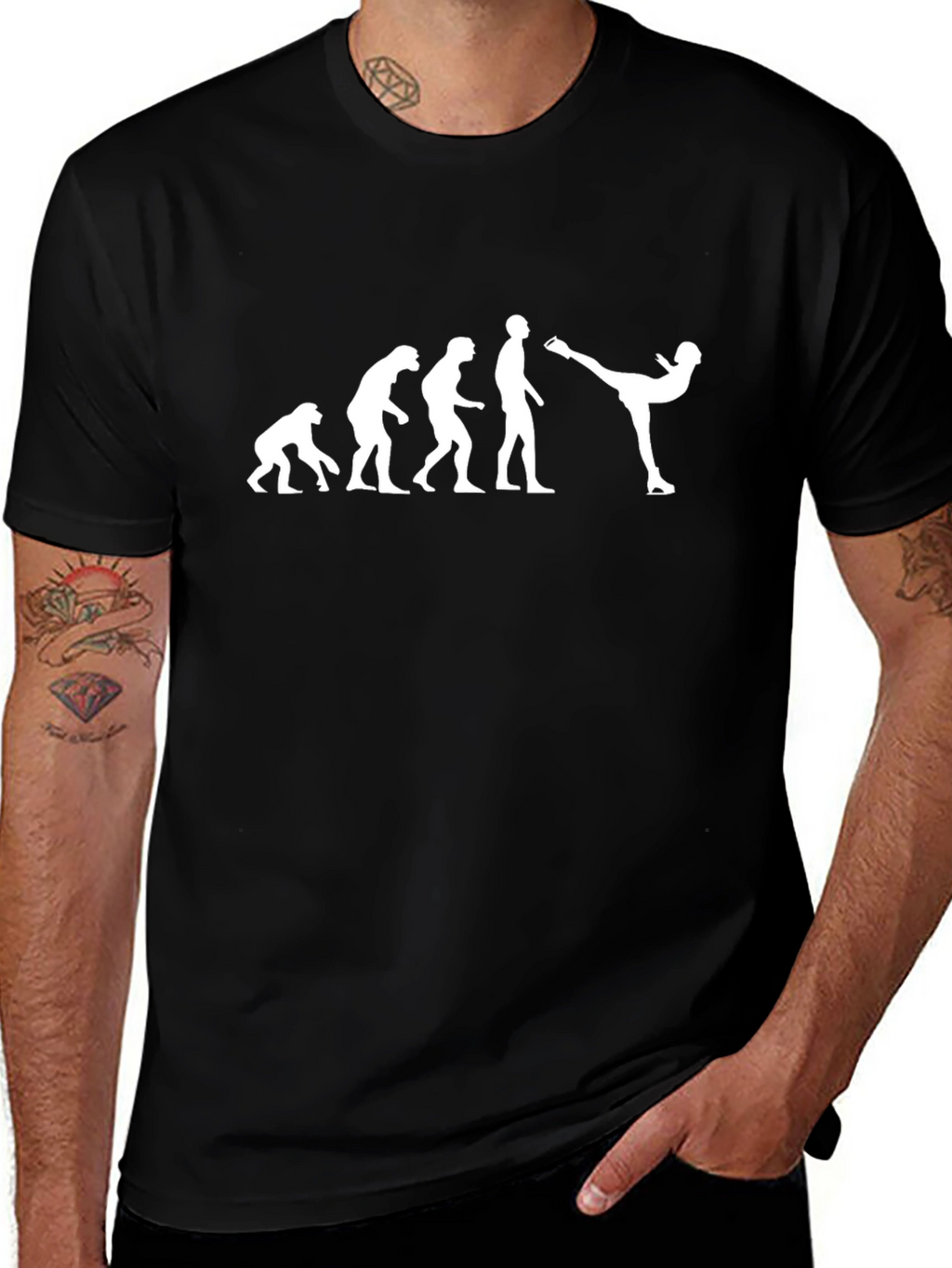 Evolution of Kick T-Shirt - Black