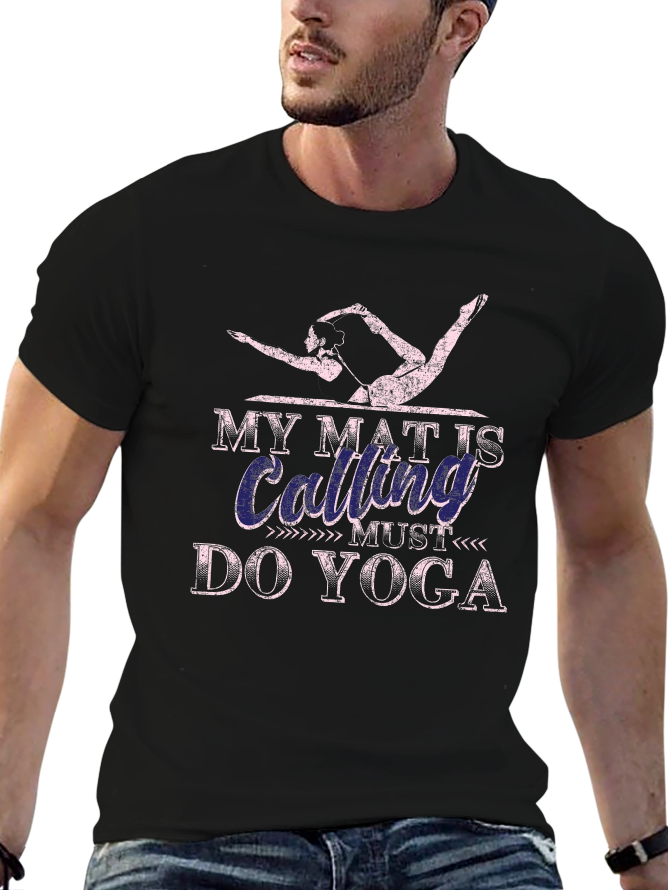 Yoga Calling T-Shirt - My Mat Is Calling Do Yoga Tee