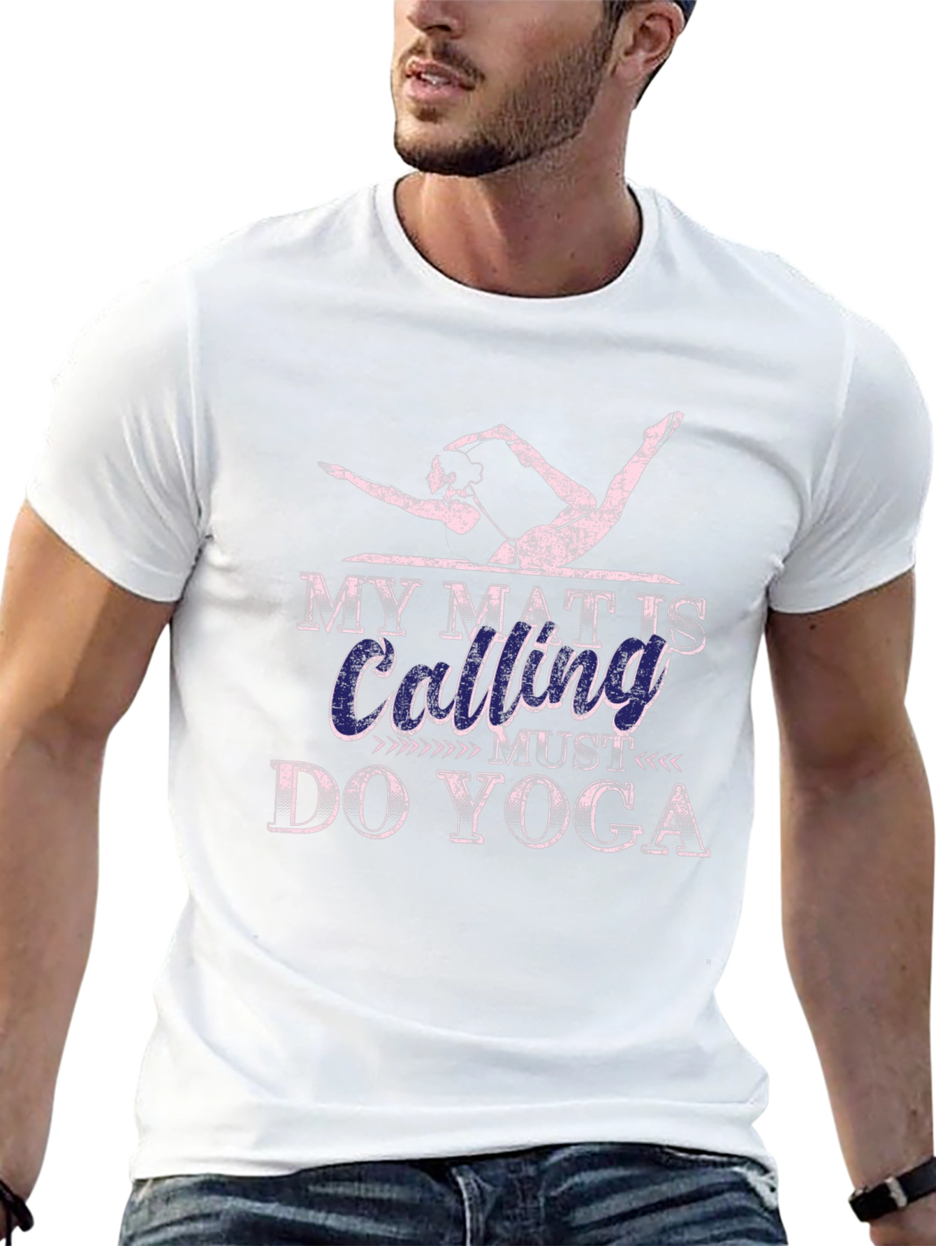 Yoga Calling T-Shirt - My Mat Is Calling Do Yoga Tee