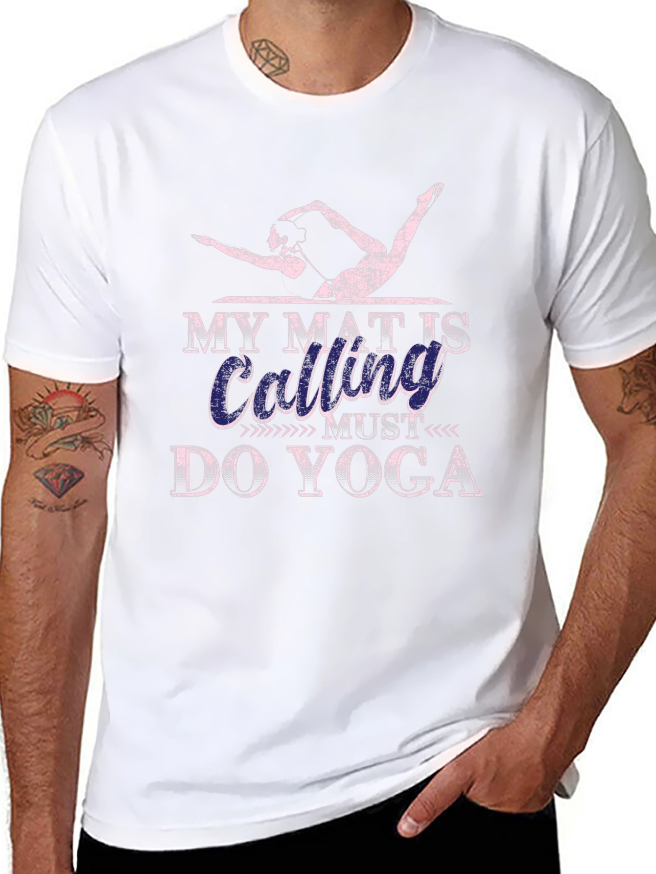 Yoga Calling T-Shirt - My Mat Is Calling Do Yoga Tee