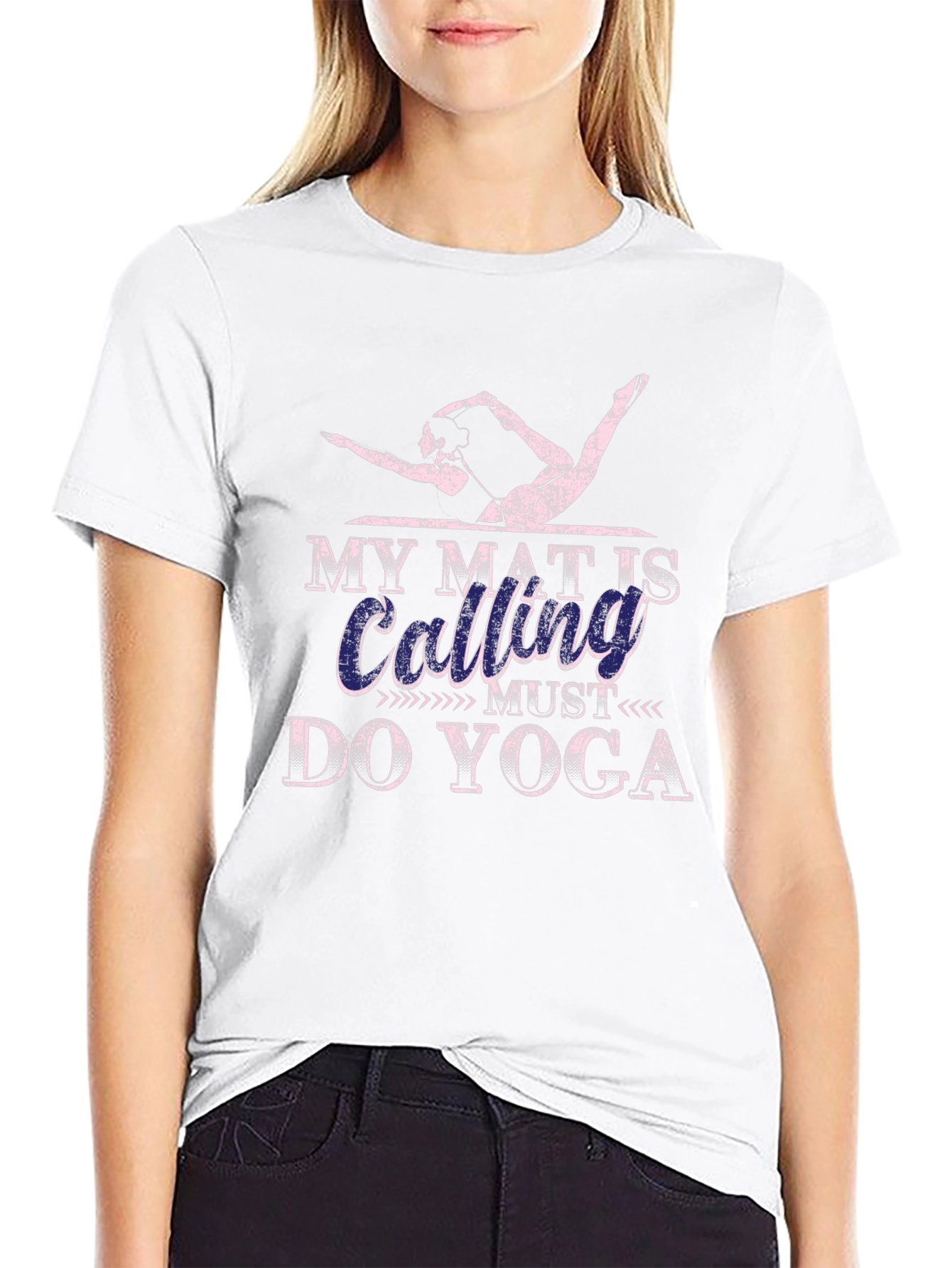 Yoga Calling T-Shirt - My Mat Is Calling Do Yoga Tee