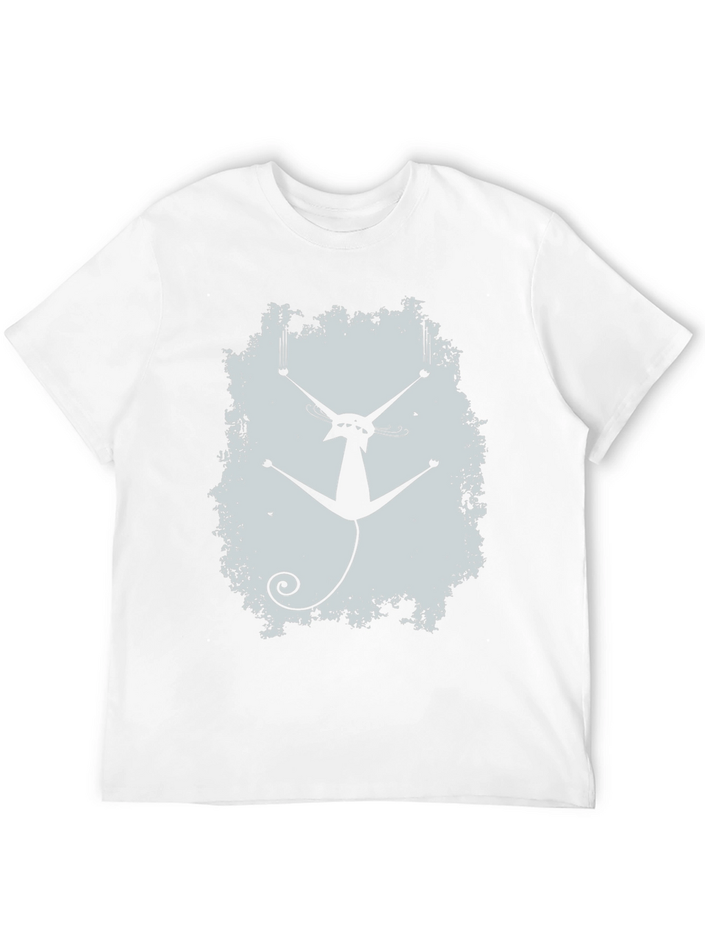 Cool Cat Scratch T-Shirt - Black Graphic Tee
