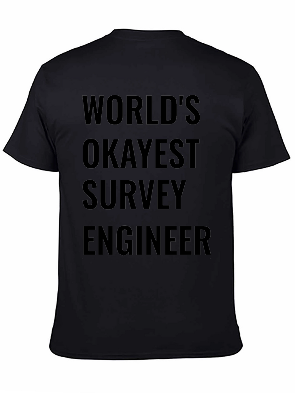 Worlds Okayest Survey Engineer - Funny T-Shirt