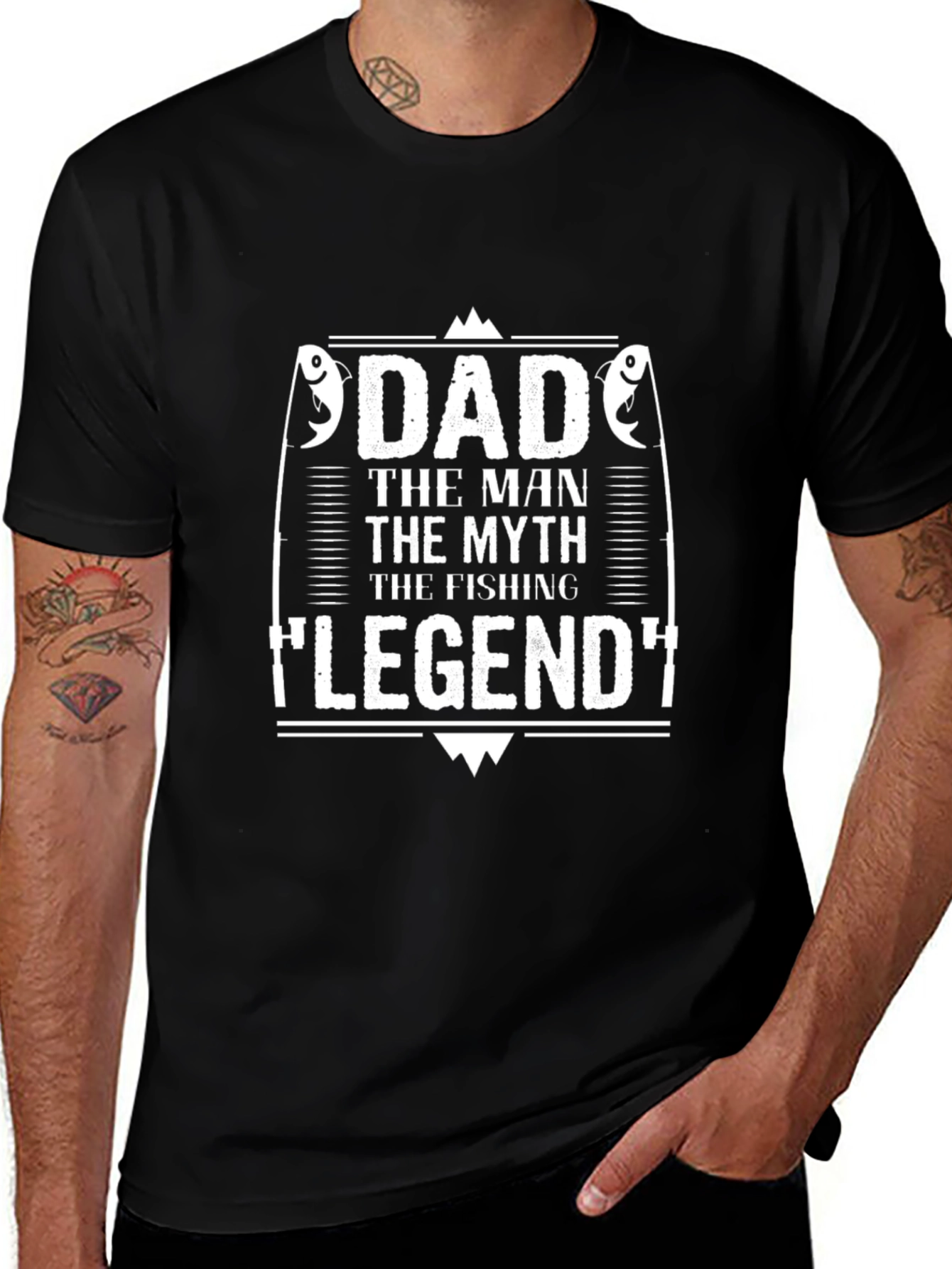 Dad Fishing Legend T-Shirt - Fathers Day Gift