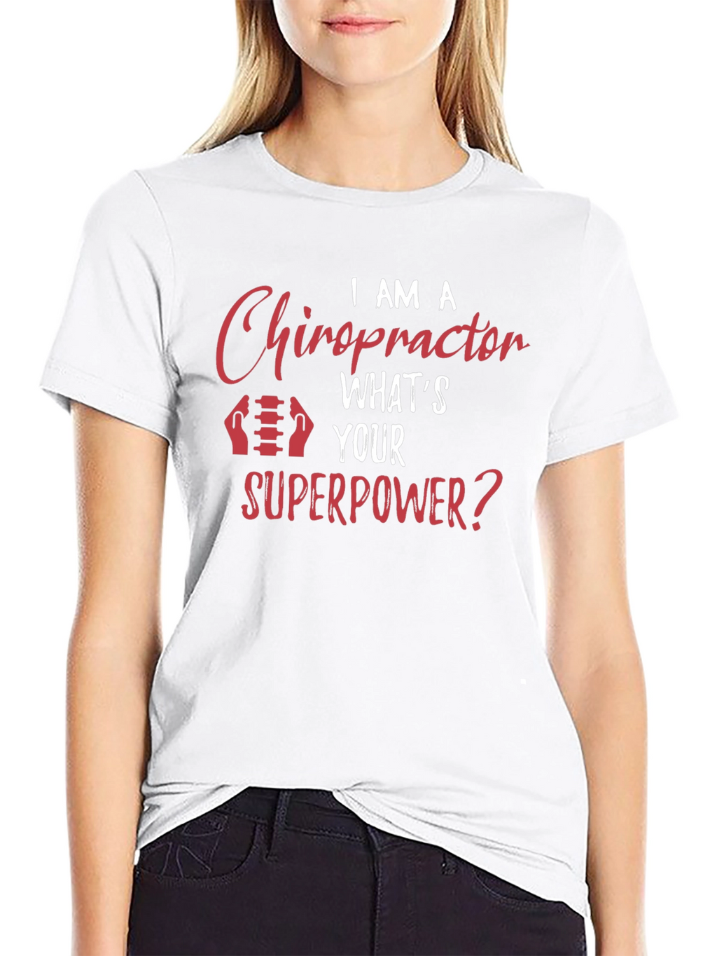 Chiropractor Superpower T-Shirt - Black