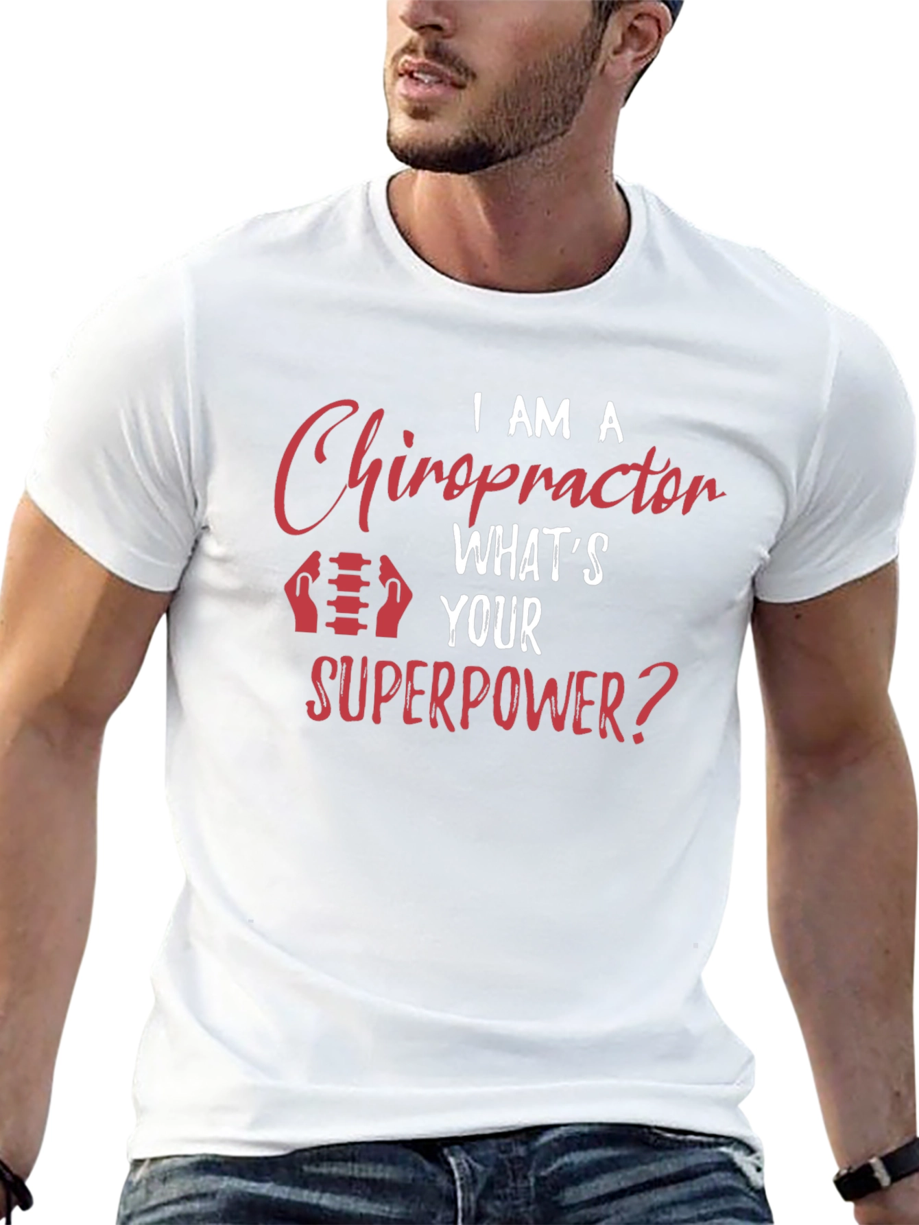 Chiropractor Superpower T-Shirt - Black
