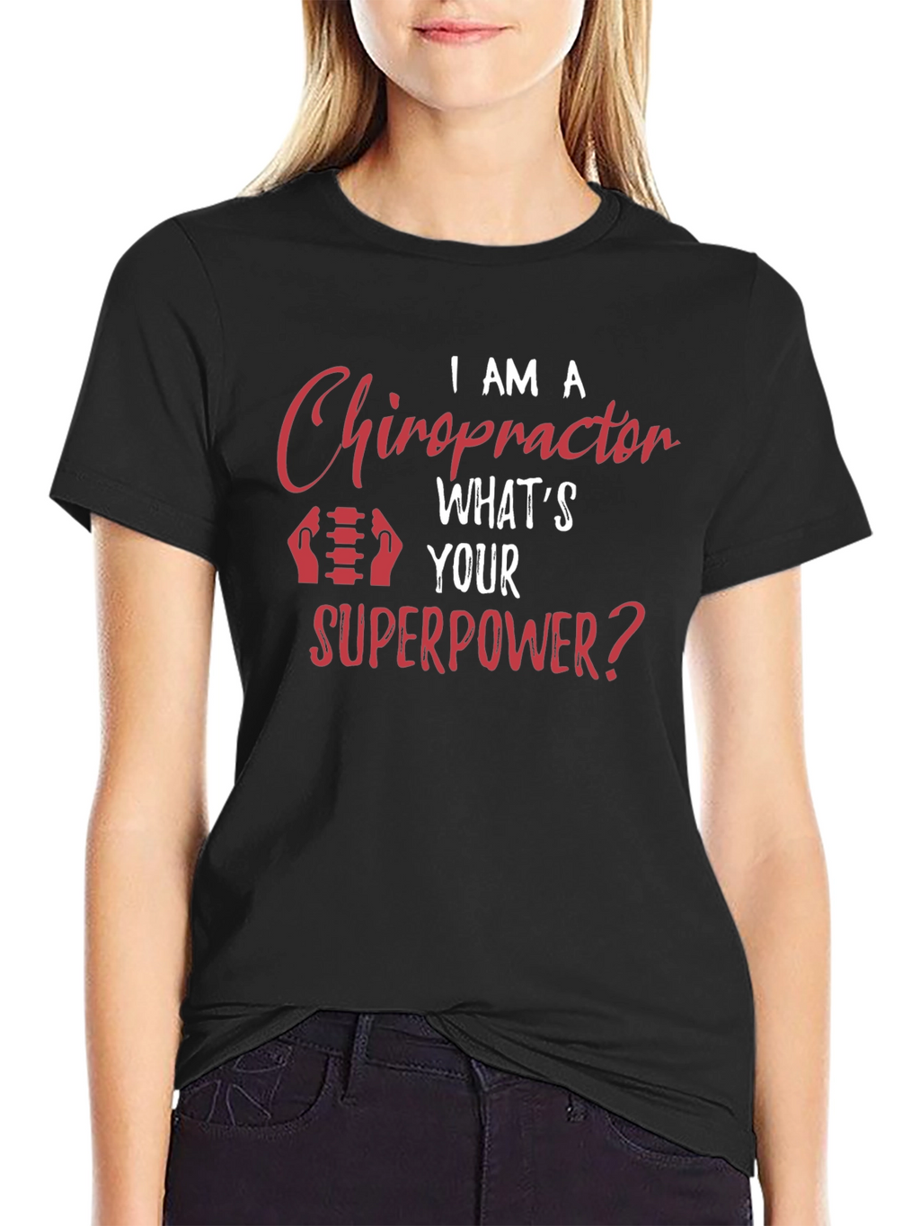 Chiropractor Superpower T-Shirt - Black