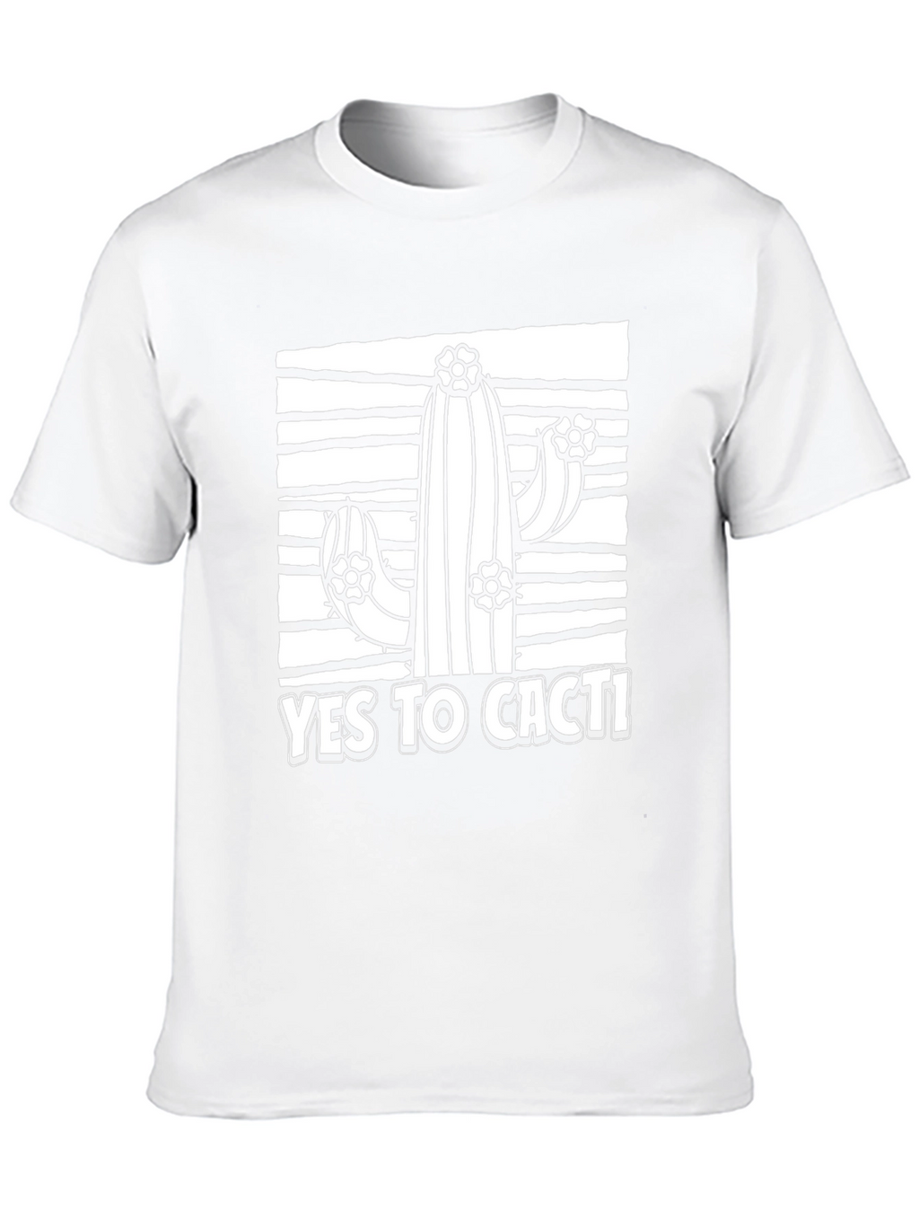 Yes to Cacti Graphic T-Shirt - Black