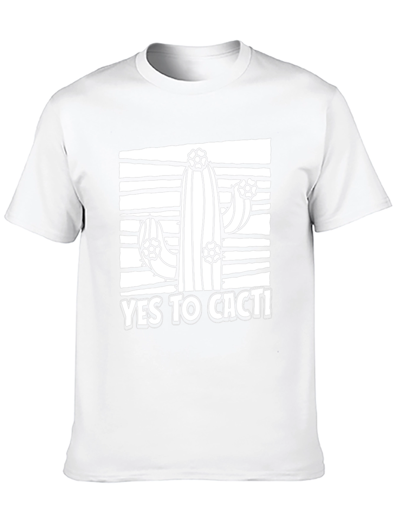 Yes to Cacti Graphic T-Shirt - Black