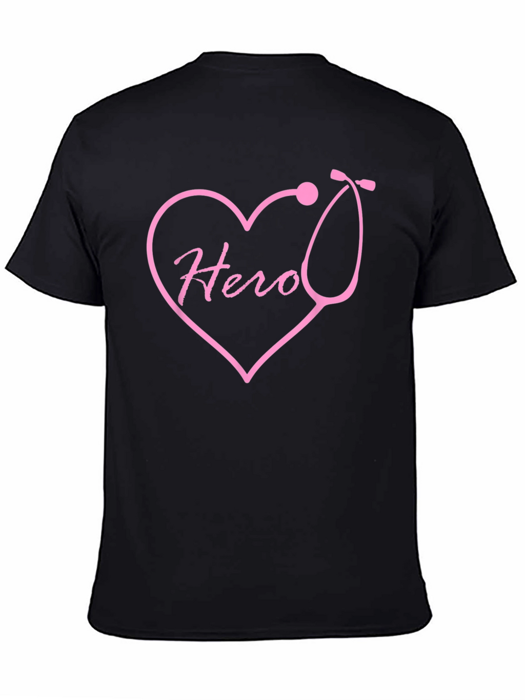 Hero Nurse Heart Stethoscope T-Shirt