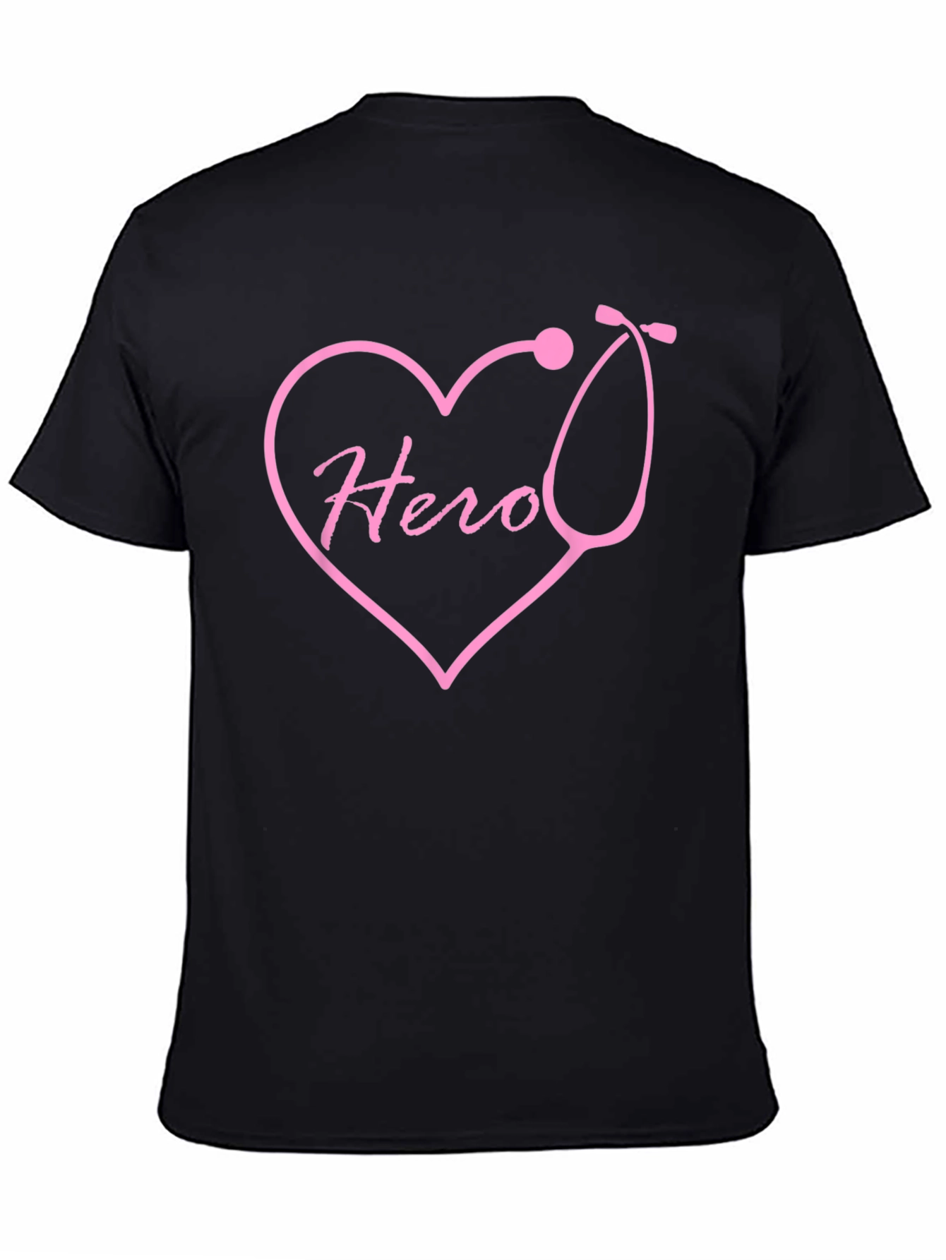 Hero Nurse Heart Stethoscope T-Shirt