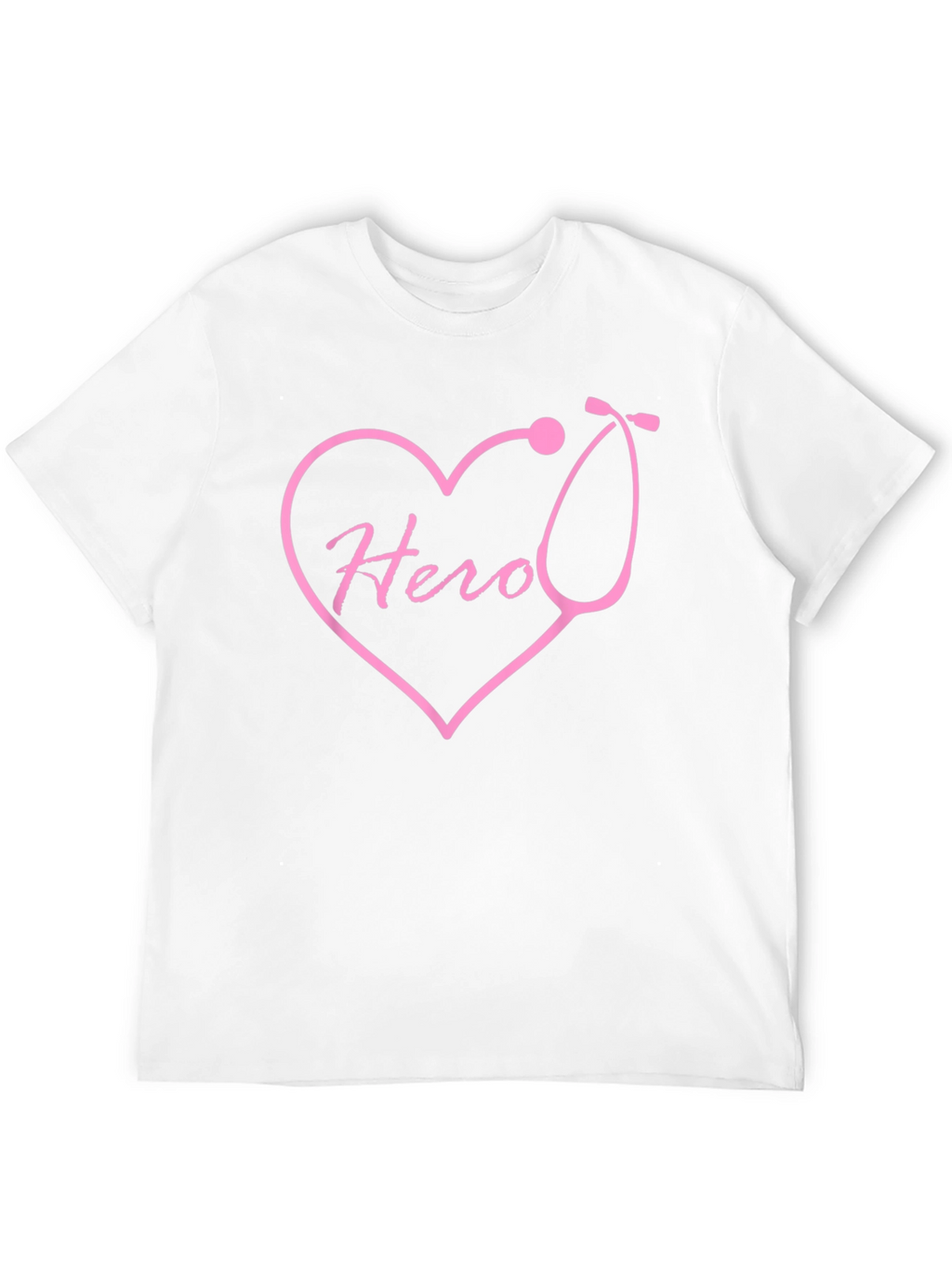Hero Nurse Heart Stethoscope T-Shirt