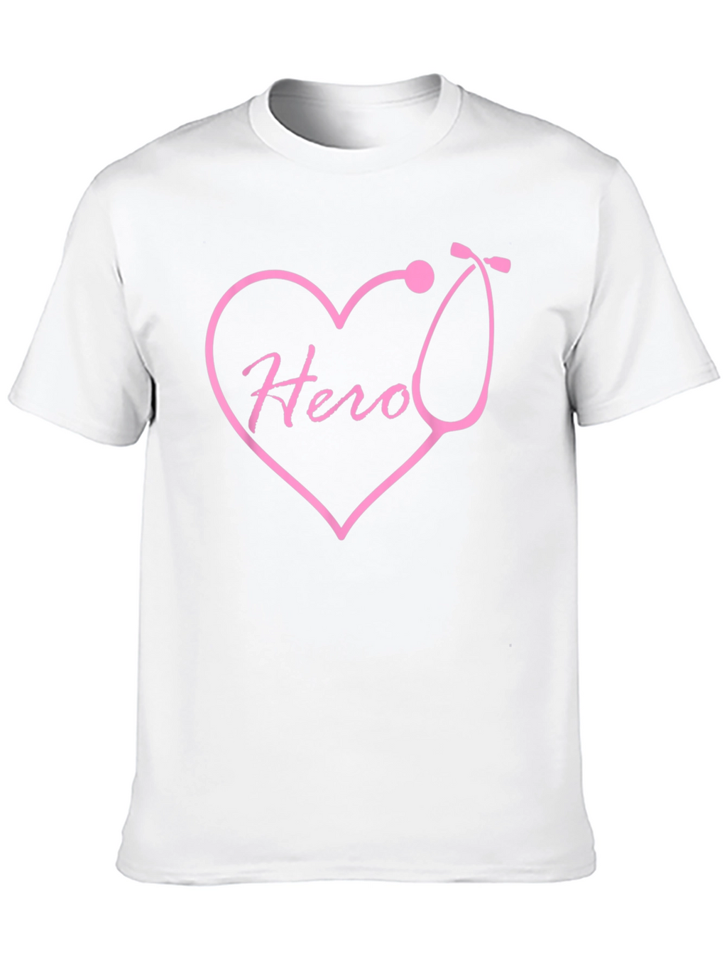 Hero Nurse Heart Stethoscope T-Shirt
