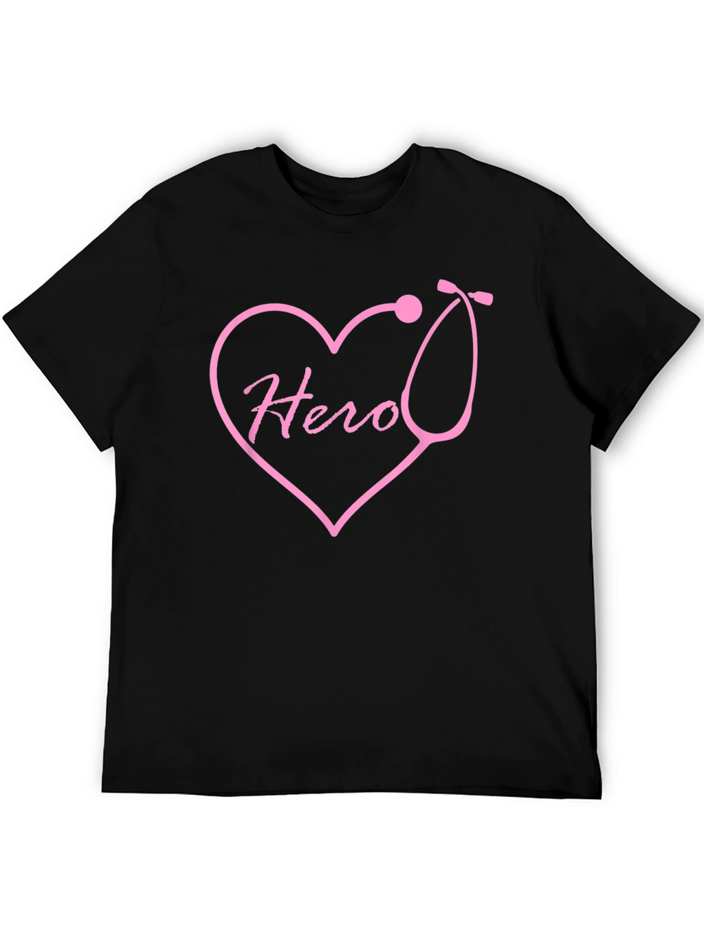 Hero Nurse Heart Stethoscope T-Shirt
