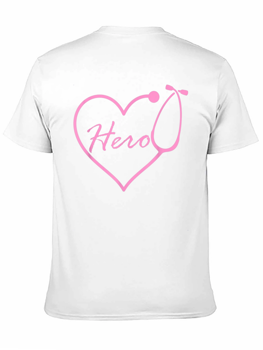 Hero Nurse Heart Stethoscope T-Shirt