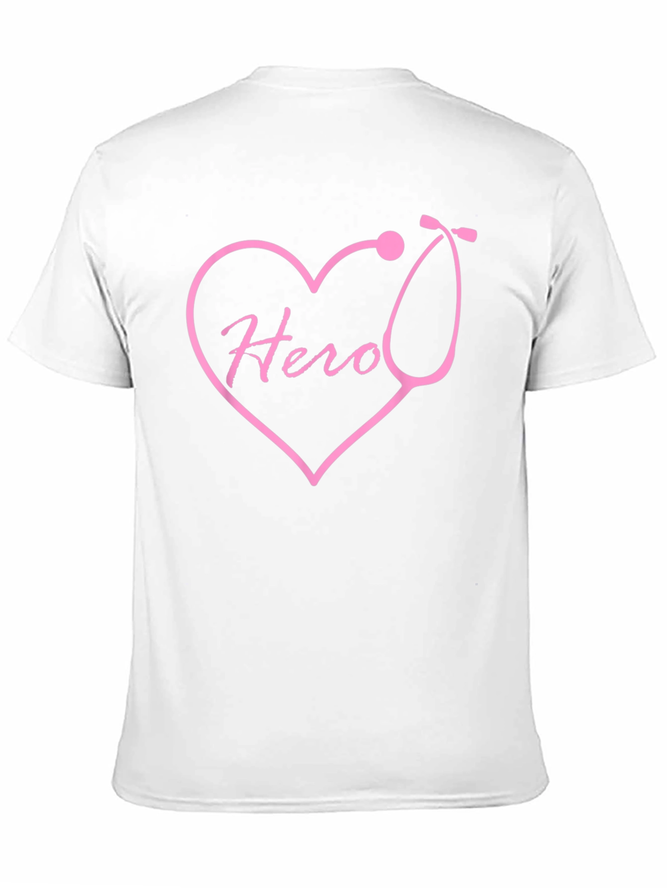 Hero Nurse Heart Stethoscope T-Shirt