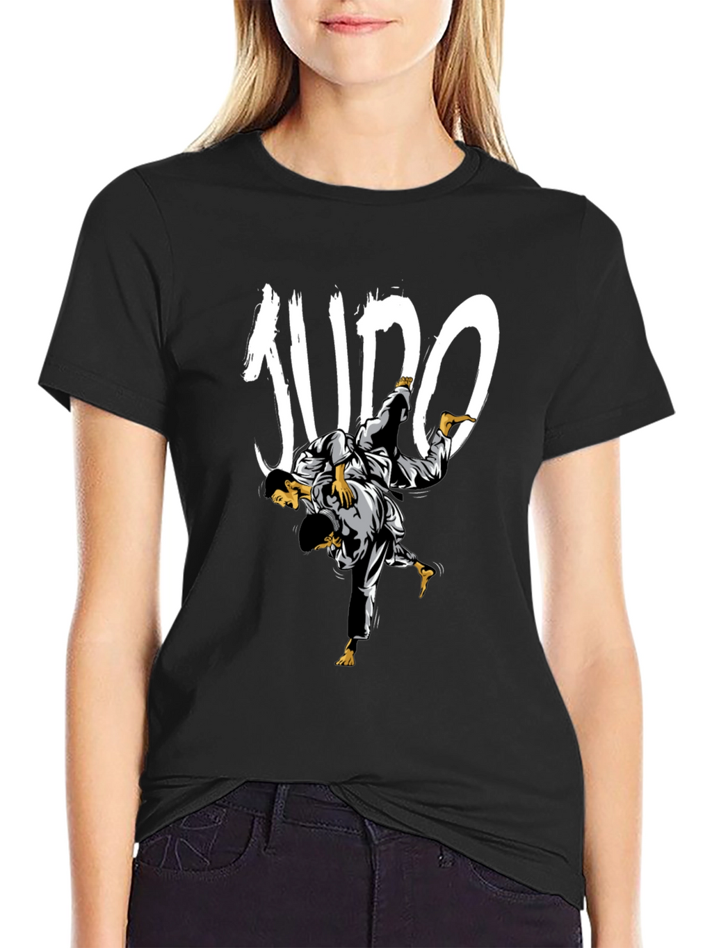 Judo Black T-Shirt - Martial Arts Graphic Tee