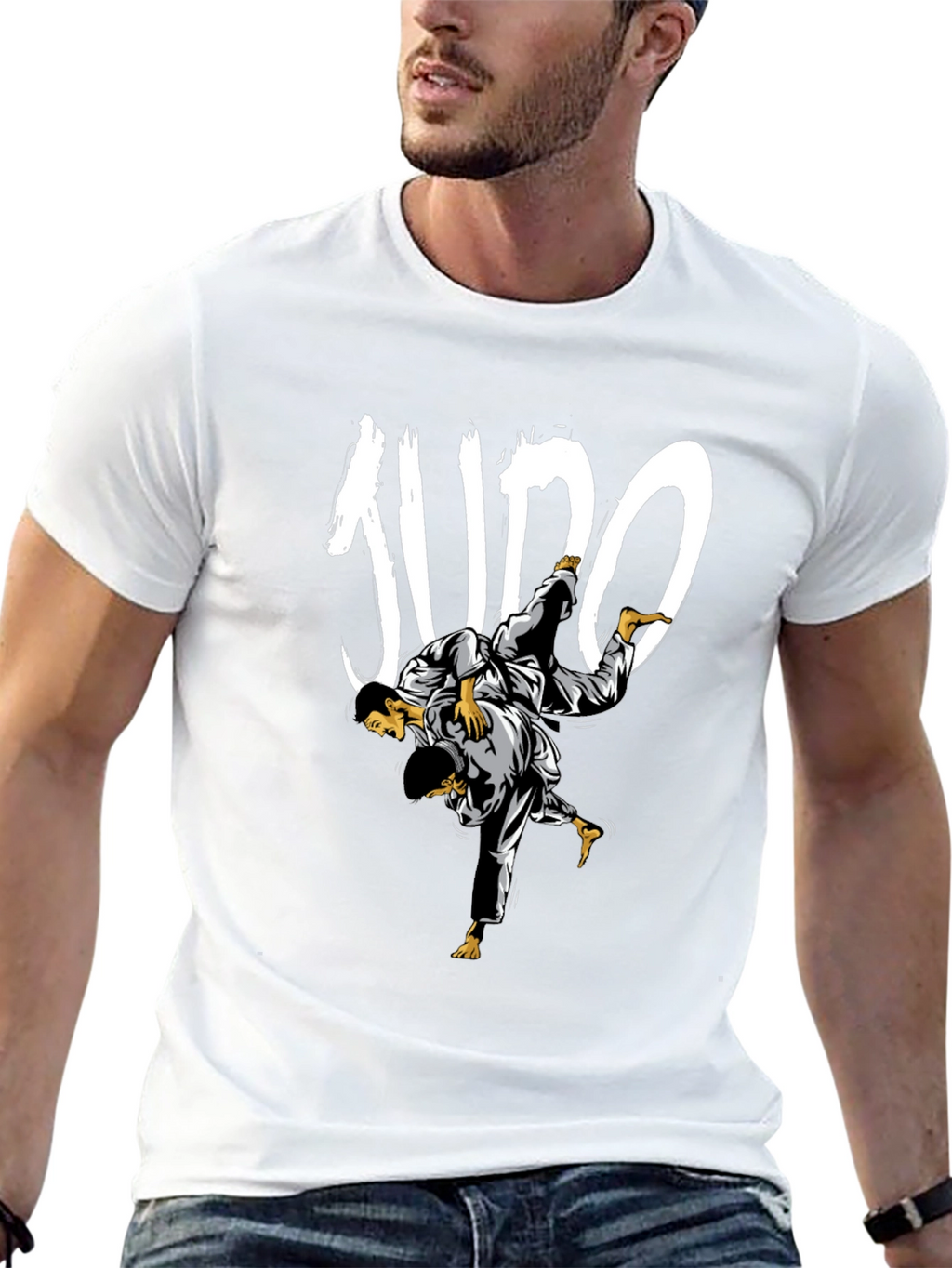 Judo Black T-Shirt - Martial Arts Graphic Tee