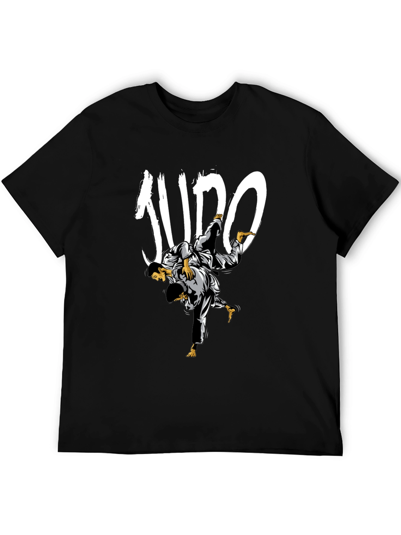 Judo Black T-Shirt - Martial Arts Graphic Tee