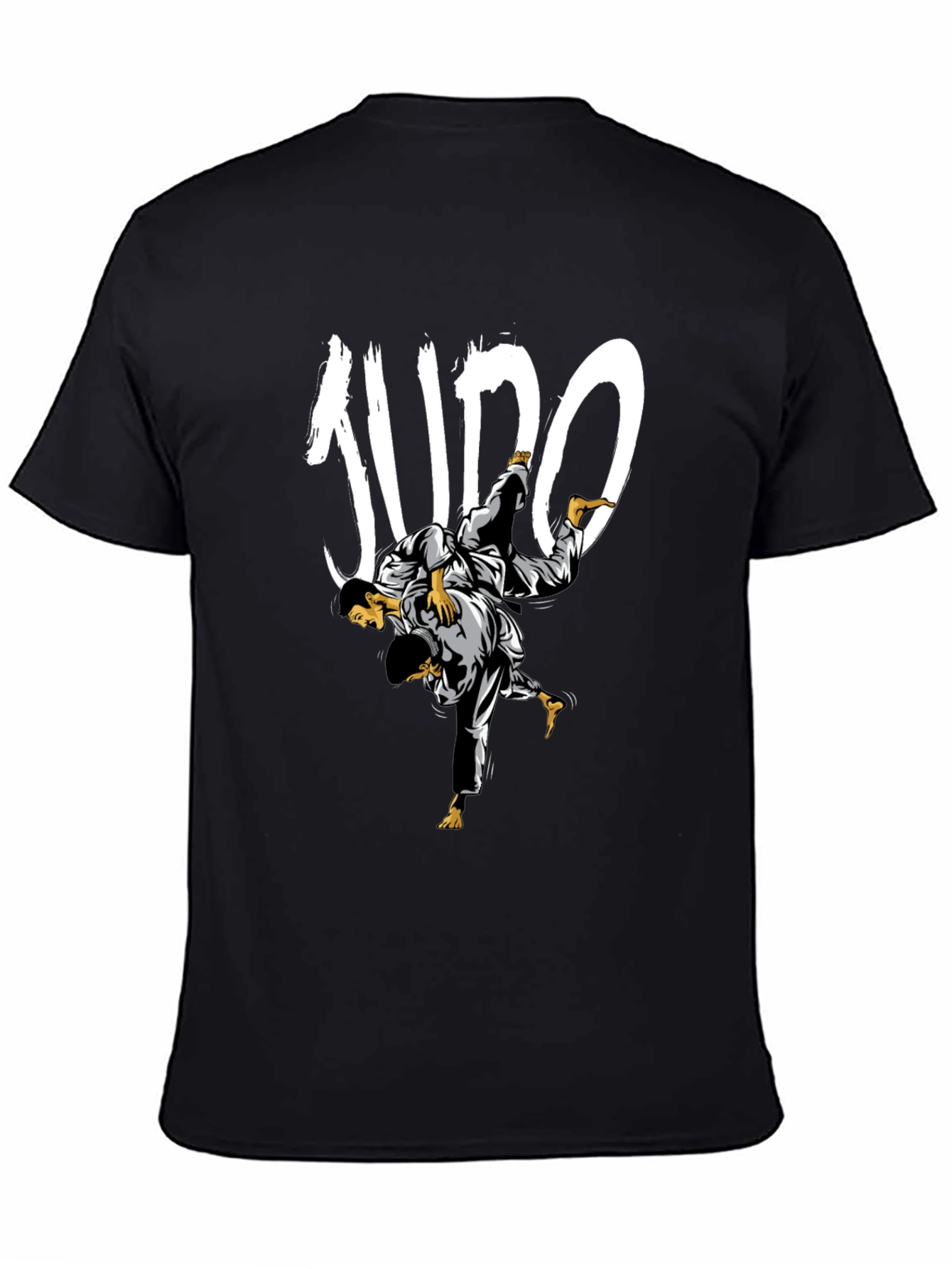 Judo Black T-Shirt - Martial Arts Graphic Tee