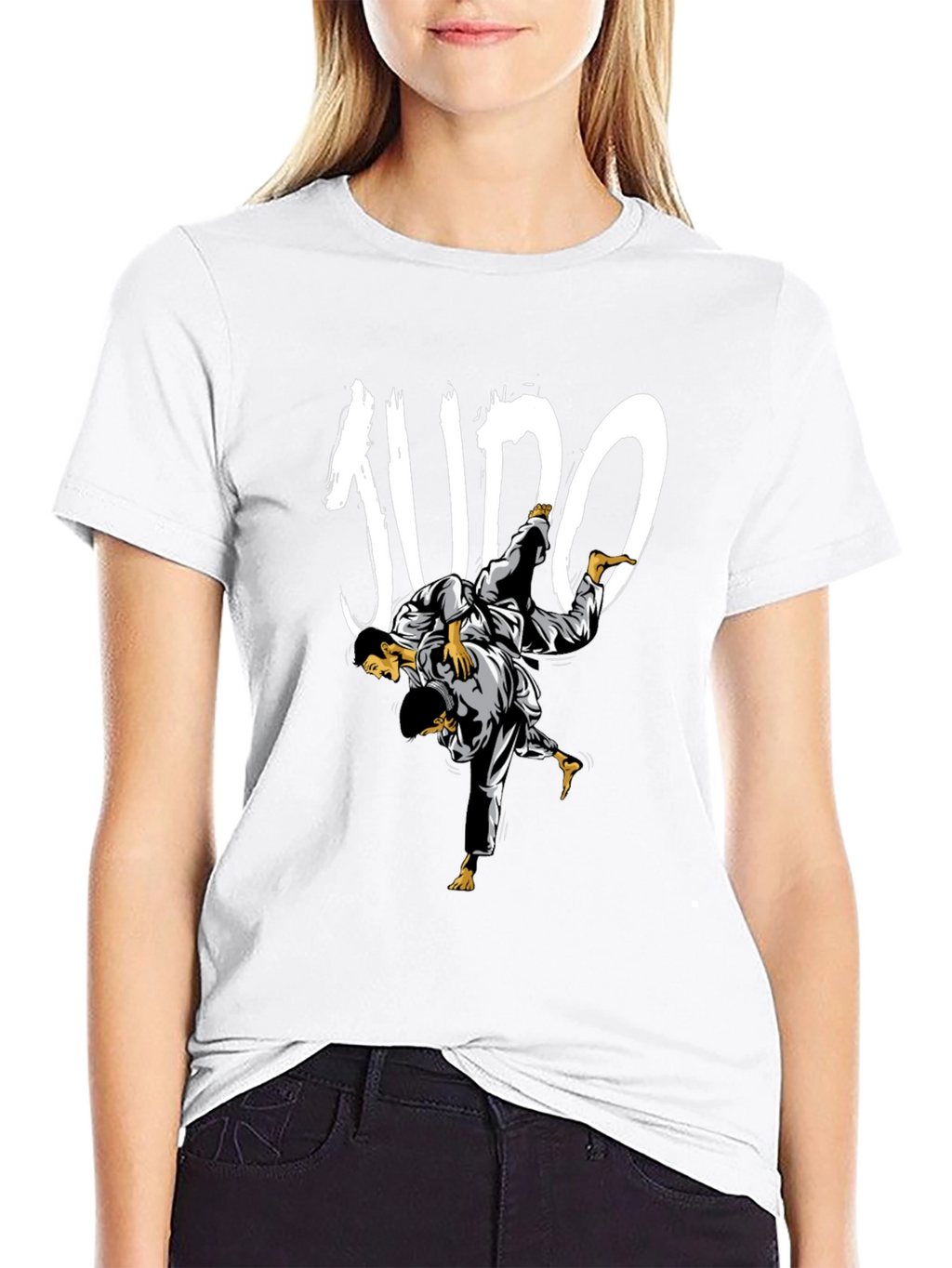 Judo Black T-Shirt - Martial Arts Graphic Tee