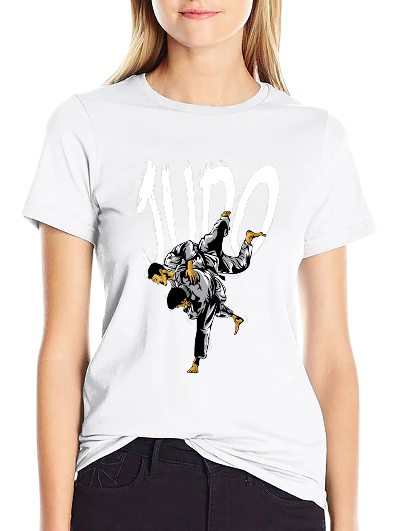 Judo Black T-Shirt - Martial Arts Graphic Tee