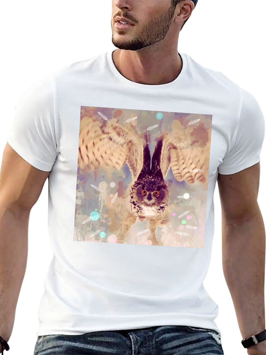 Owl Wings T-Shirt - Unique Graphic Tee