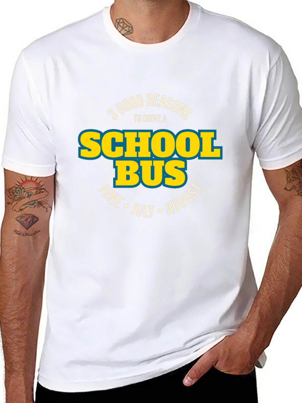 School Bus Driver Summer T-Shirt