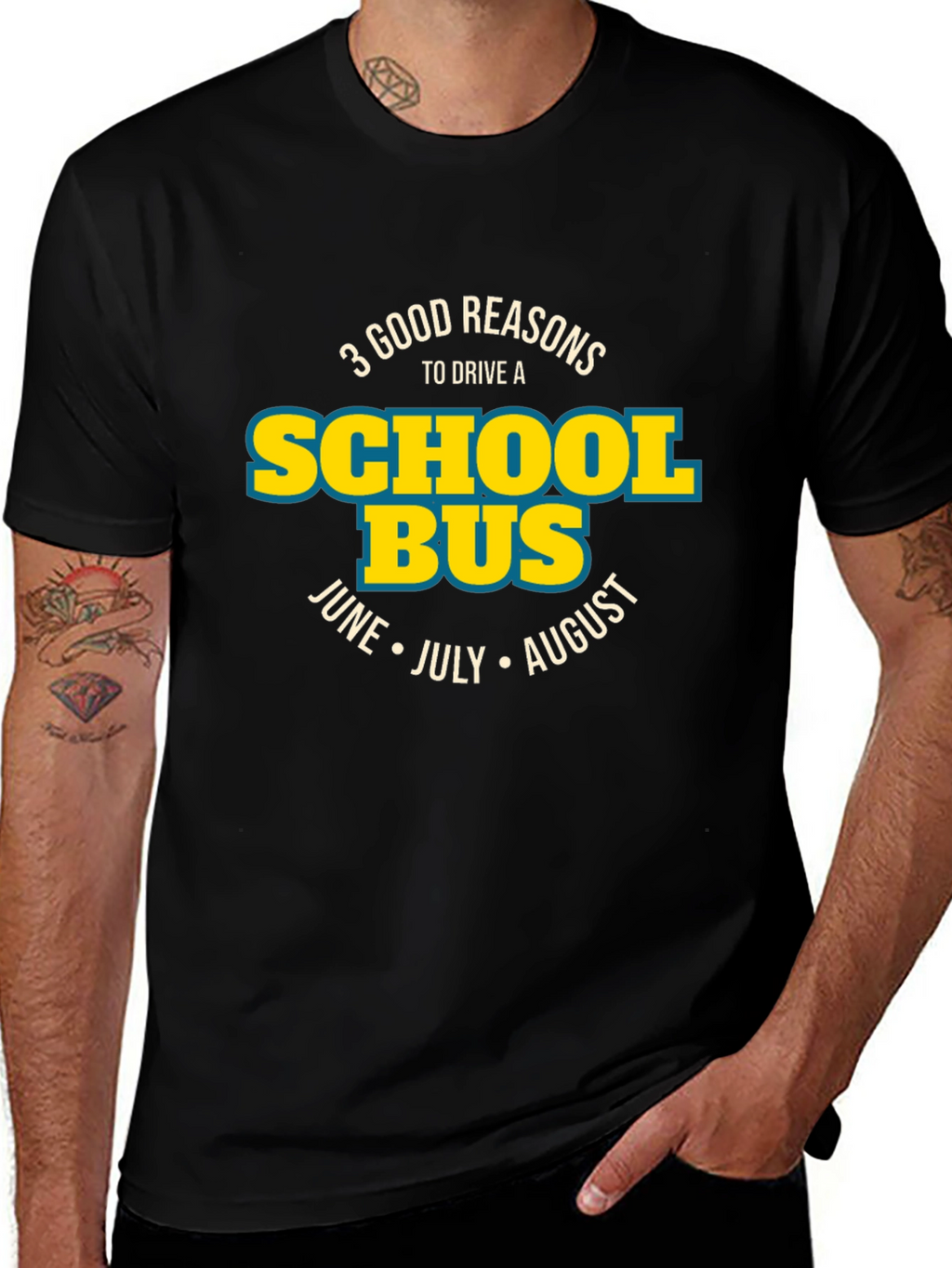 School Bus Driver Summer T-Shirt