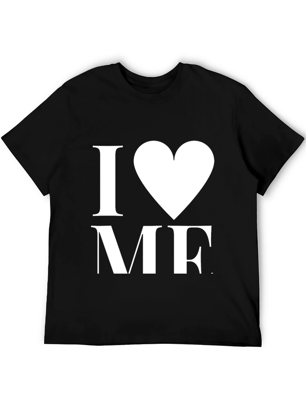 I Heart Me Black T-Shirt - Bold Graphic Tee