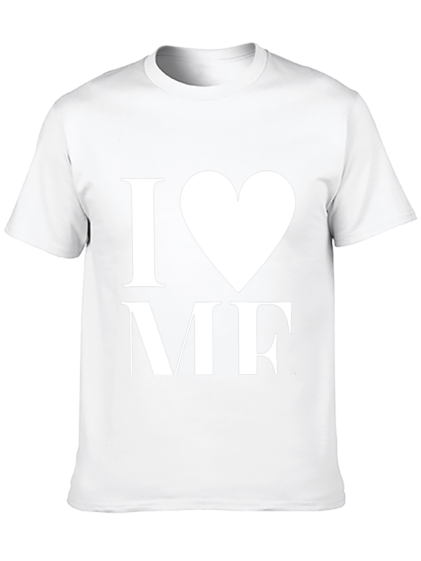 I Heart Me Black T-Shirt - Bold Graphic Tee