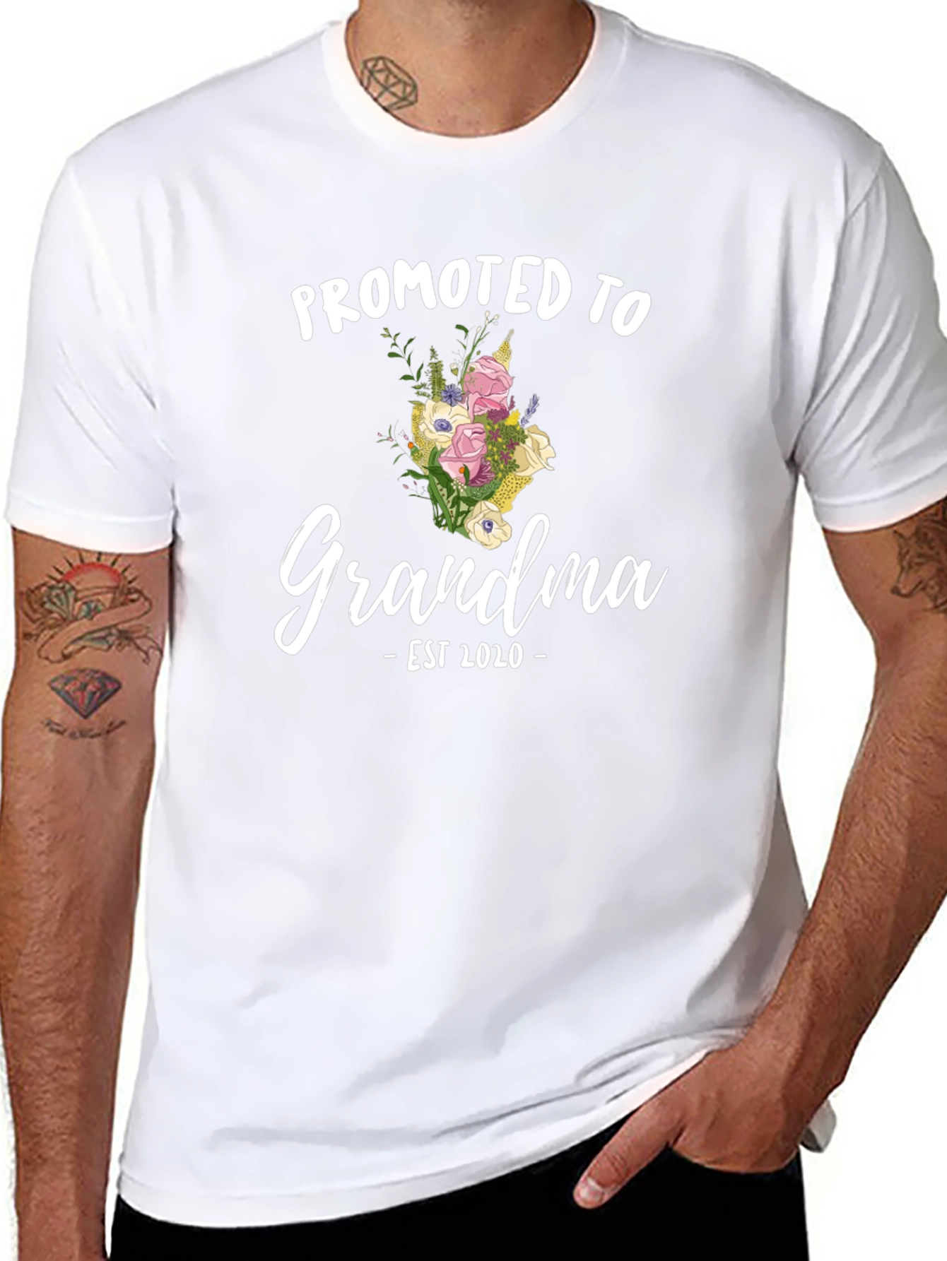 Promoted to Grandma T-Shirt - Est. 2020