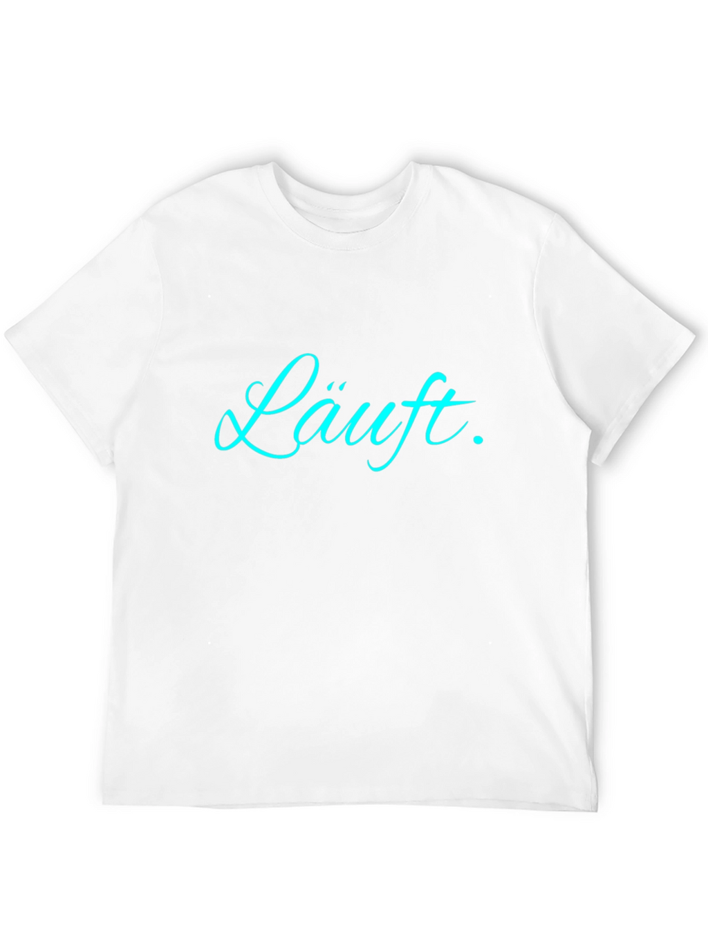 Lauft Scripted Graphic Tee - Trendy Black Shirt