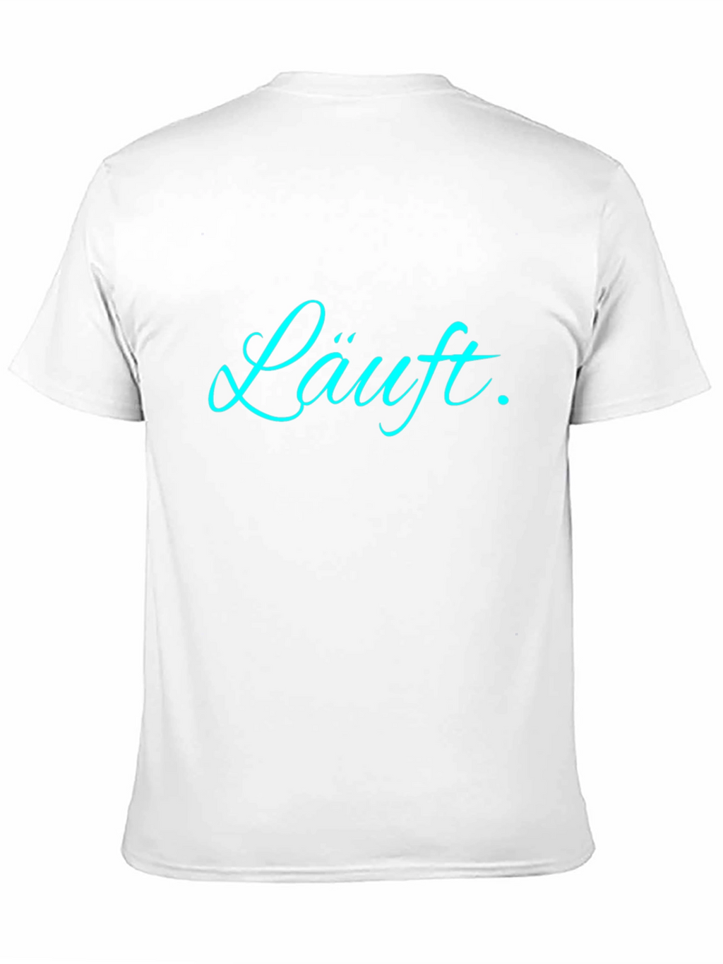 Lauft Scripted Graphic Tee - Trendy Black Shirt