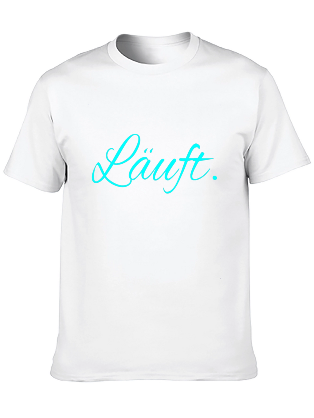 Lauft Scripted Graphic Tee - Trendy Black Shirt