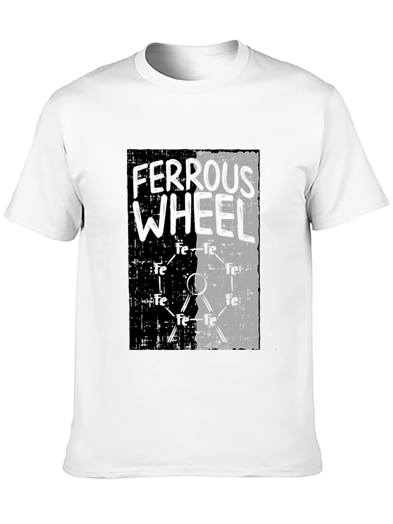 Ferrous Wheel Graphic Tee - Black Cotton Blend