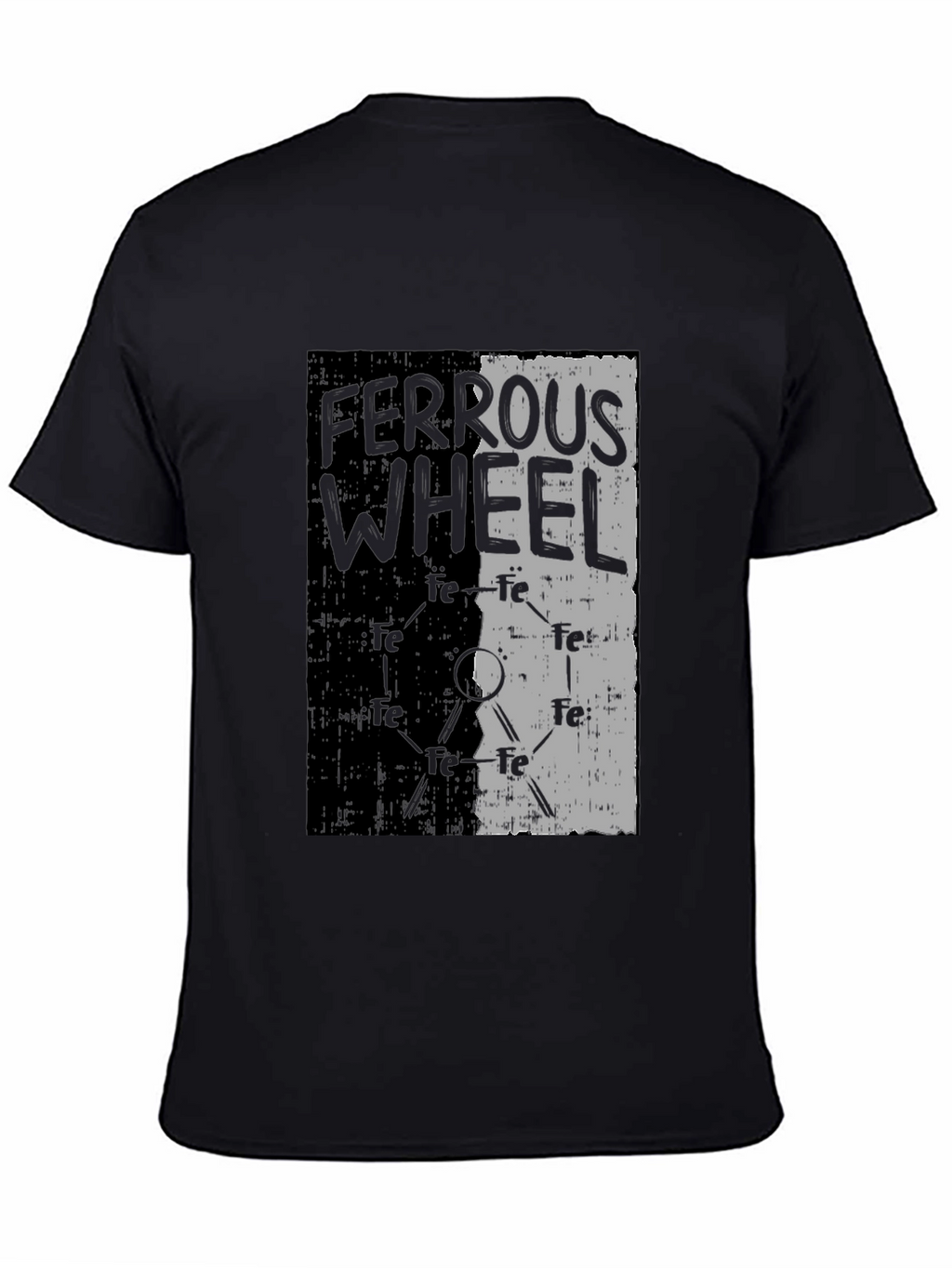 Ferrous Wheel Graphic Tee - Black Cotton Blend