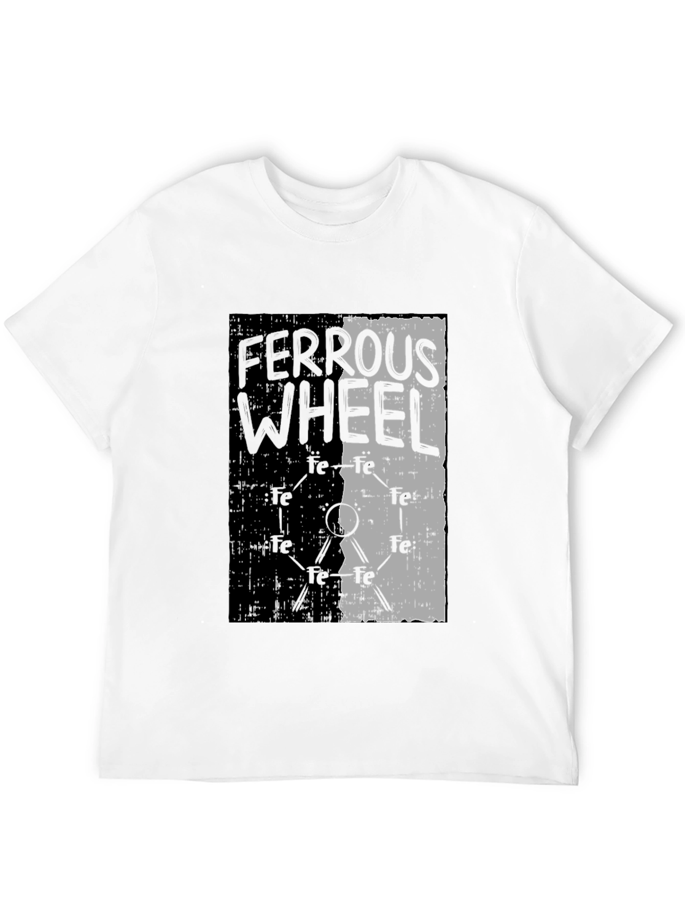 Ferrous Wheel Graphic Tee - Black Cotton Blend