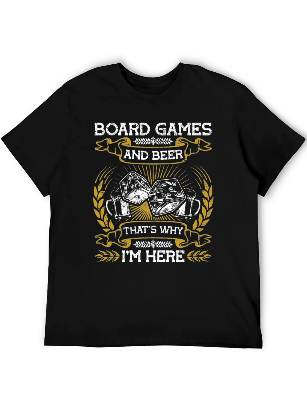 Board Games & Beer Graphic T-Shirt