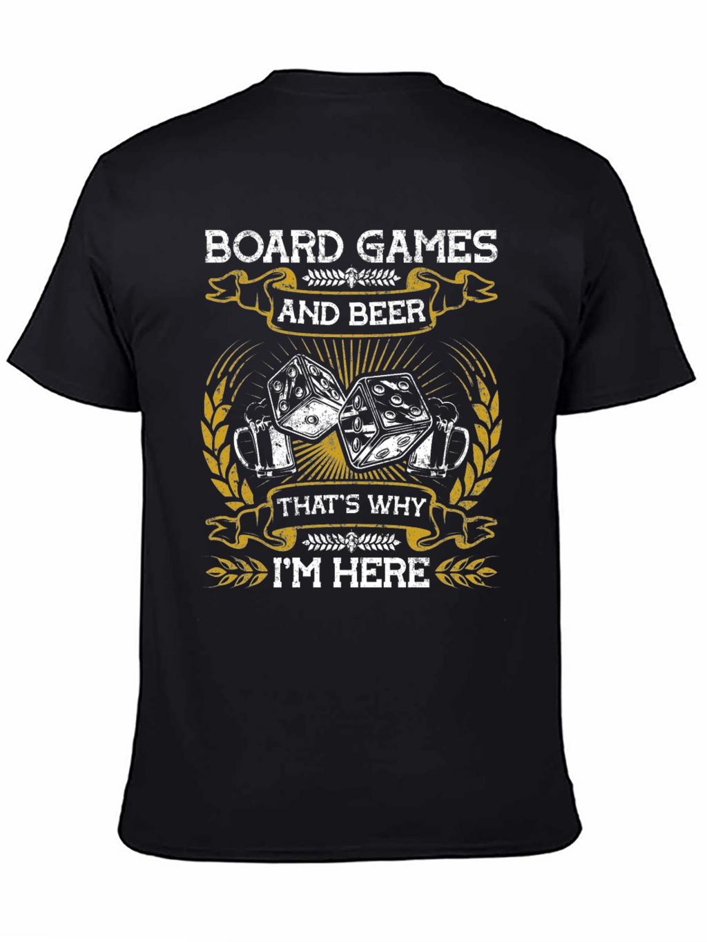 Board Games & Beer Graphic T-Shirt